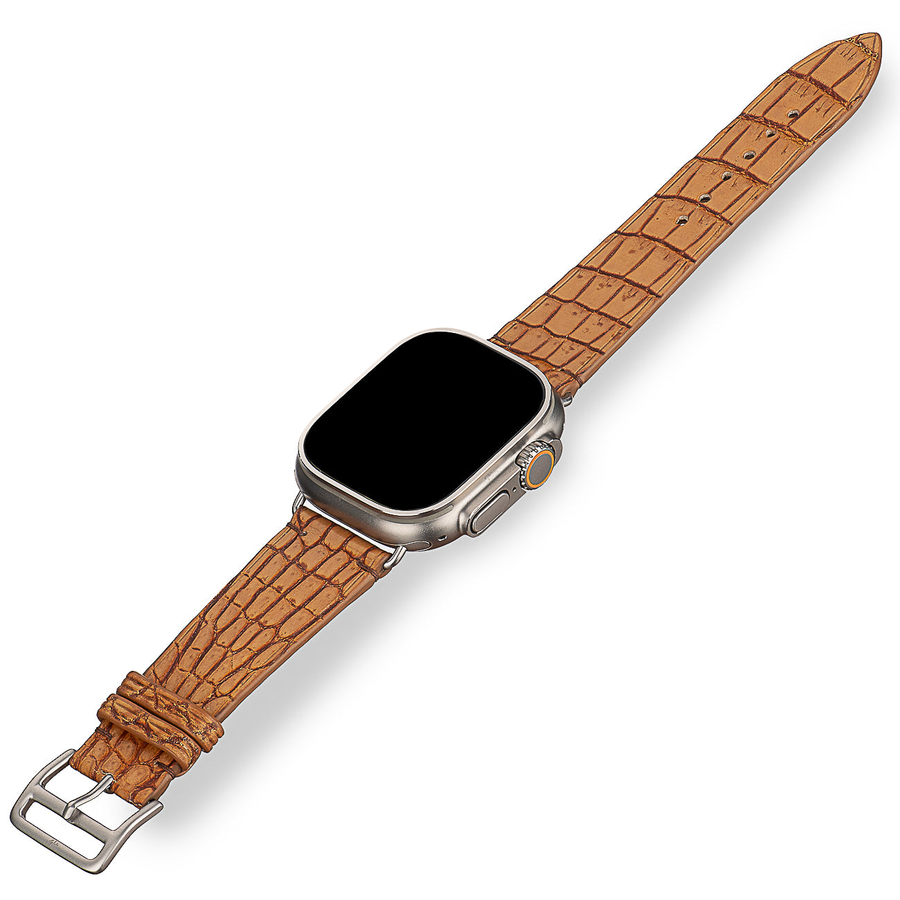Apple Watch Band - Alligator "RICH GLAY BROWN"