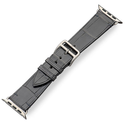 Apple Watch Band - Alligator "GRAY"