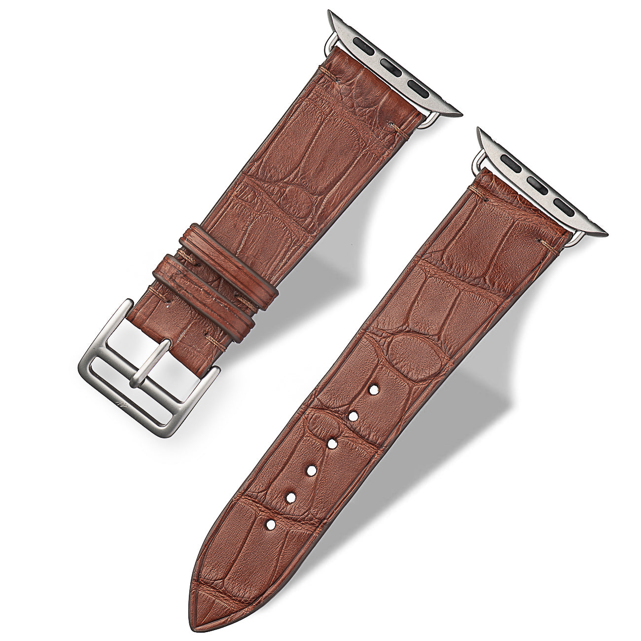 Apple Watch Band - Alligator  "CHESTNUT"