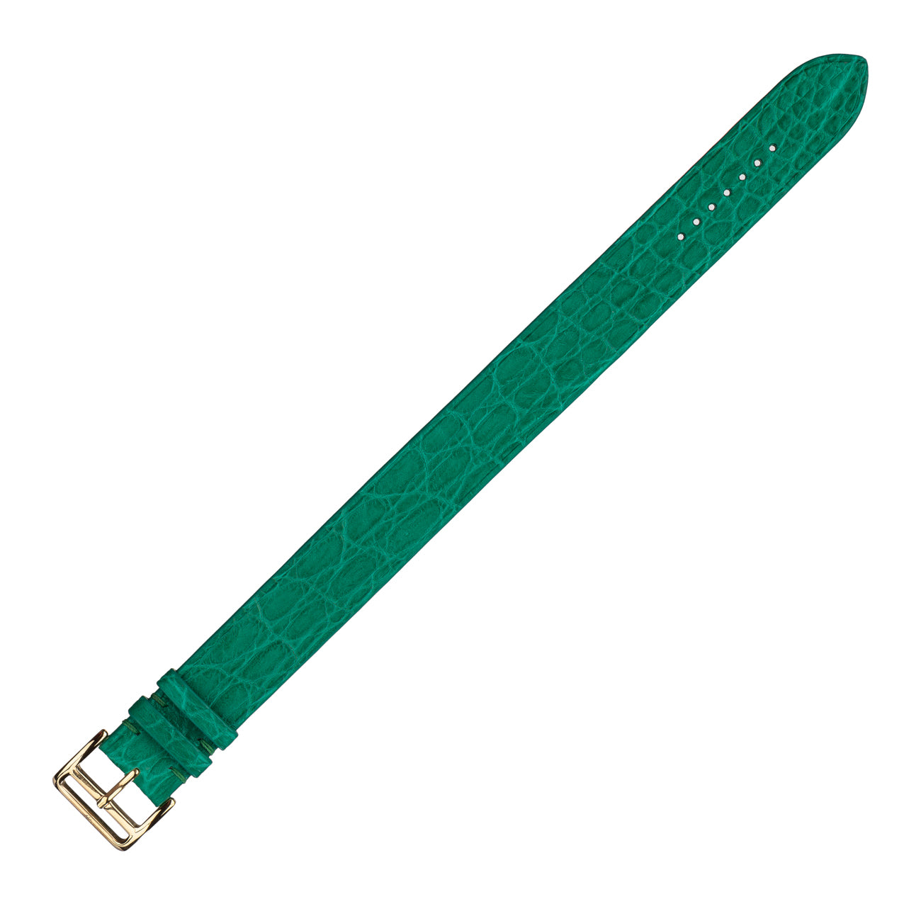 Bracelet Apple - Alligator "MINT GREEN" Gold