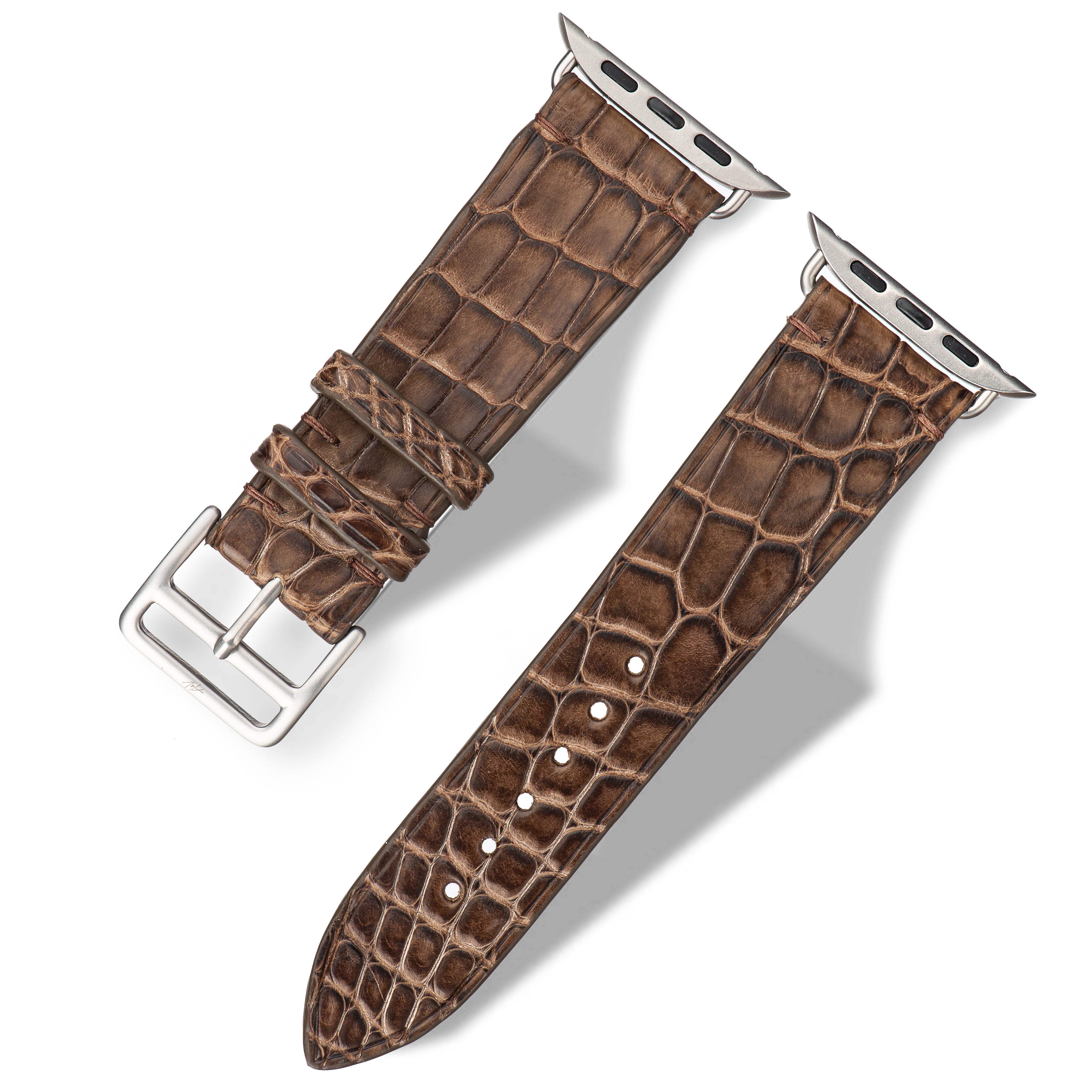 Apple Watch Band - Alligator "RUSSET"