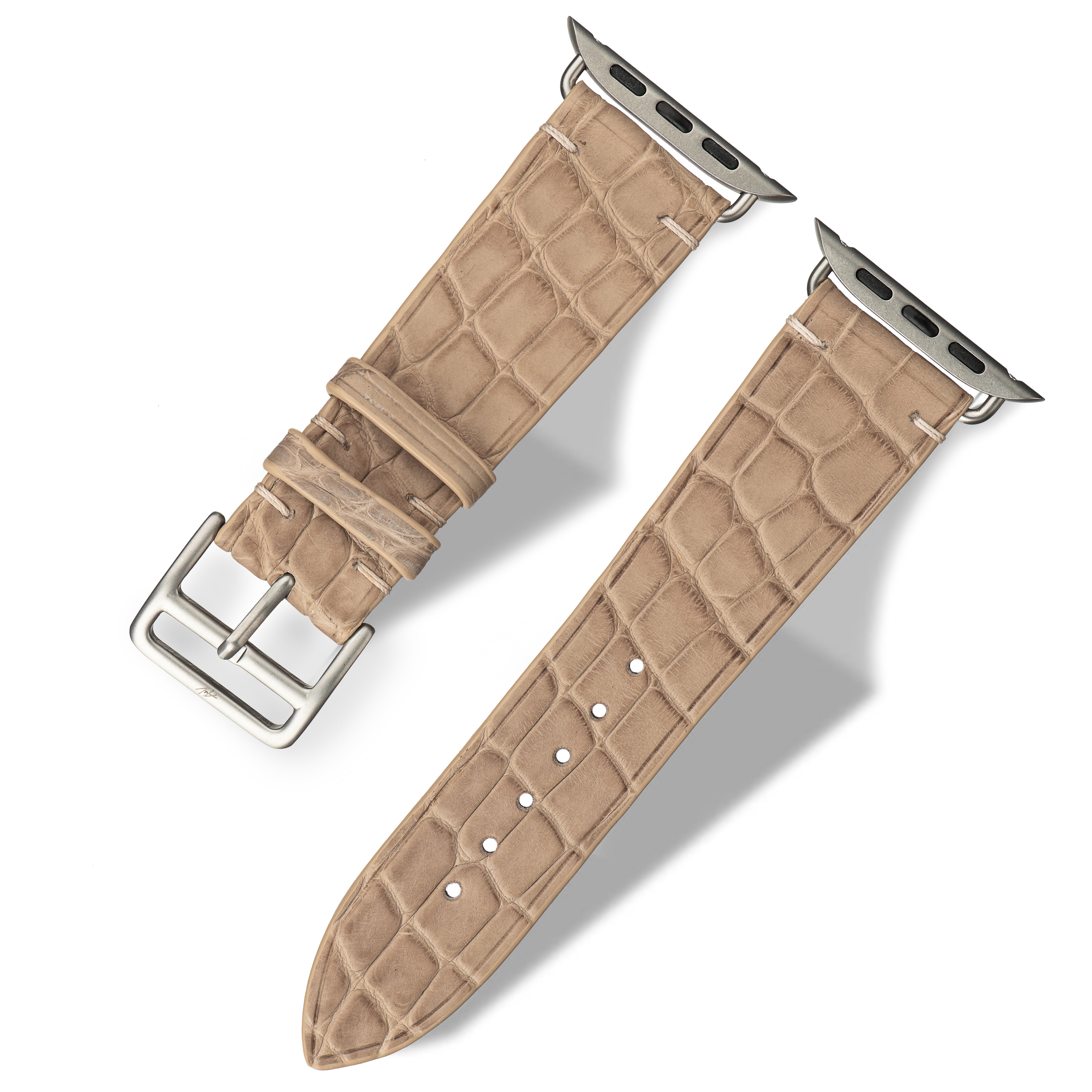 Apple Watch Band - Alligator "AMBER WAVES"