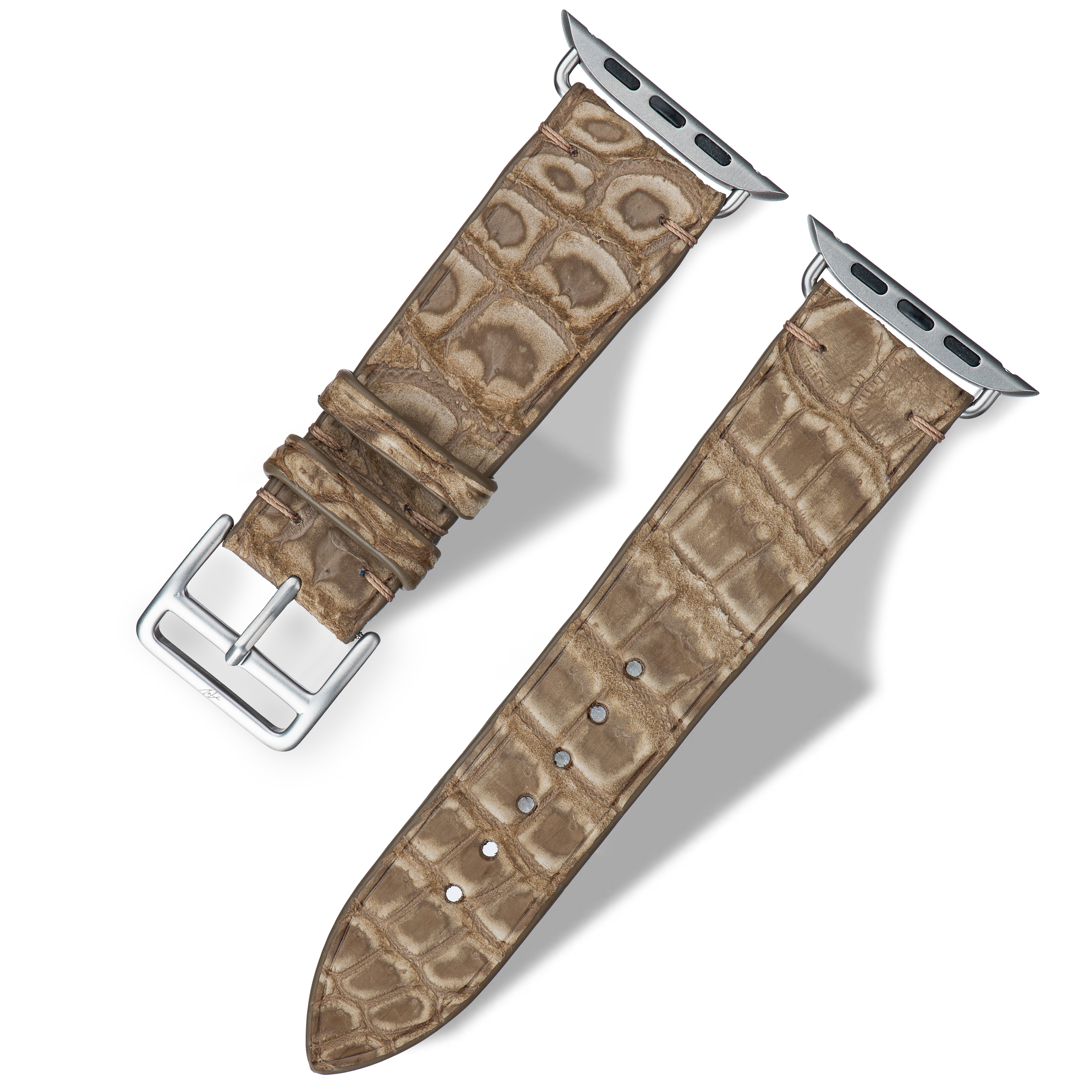 Apple Watch Band - Alligator  "BATH STONE"