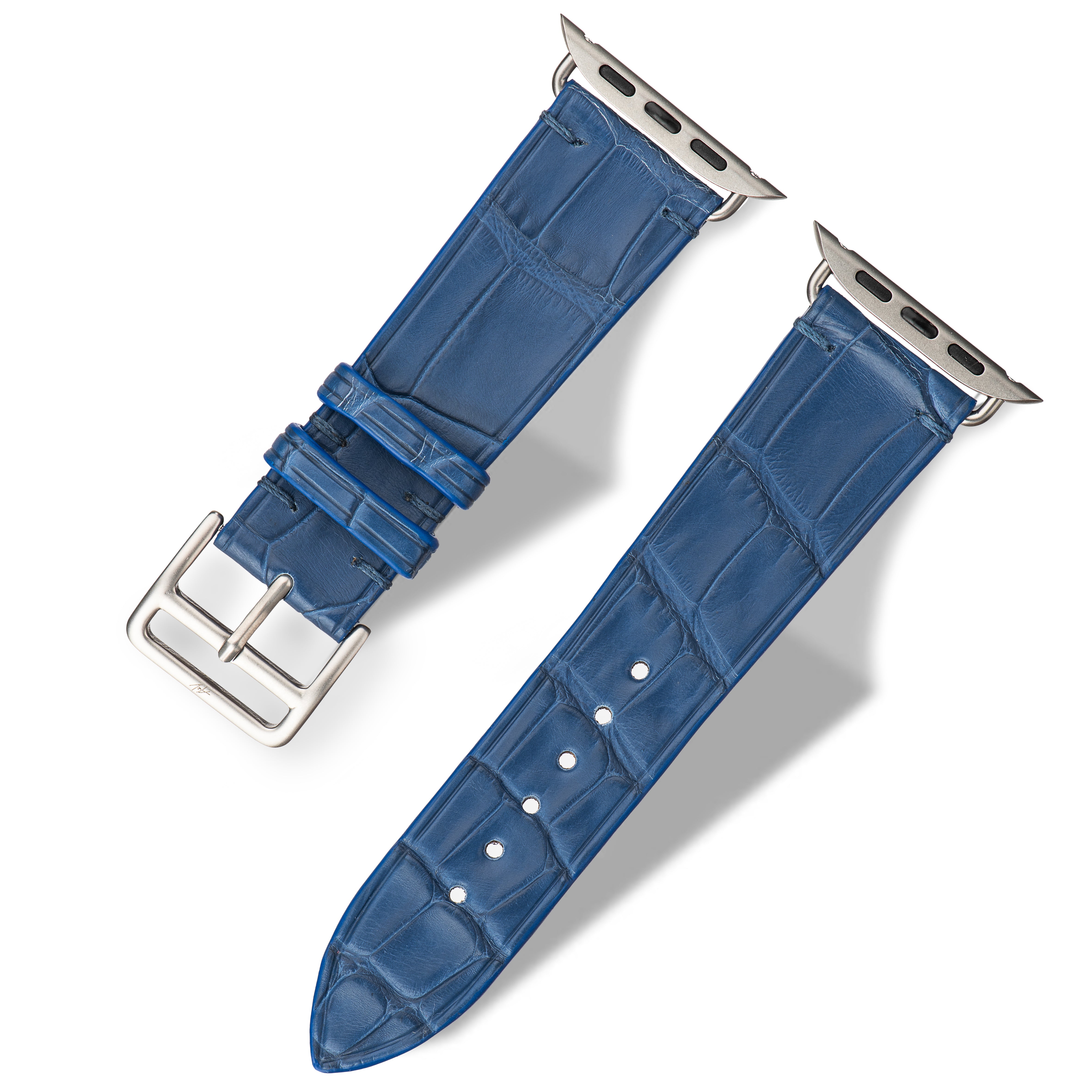 Apple Watch Band - Alligator  "CADET BLUE"