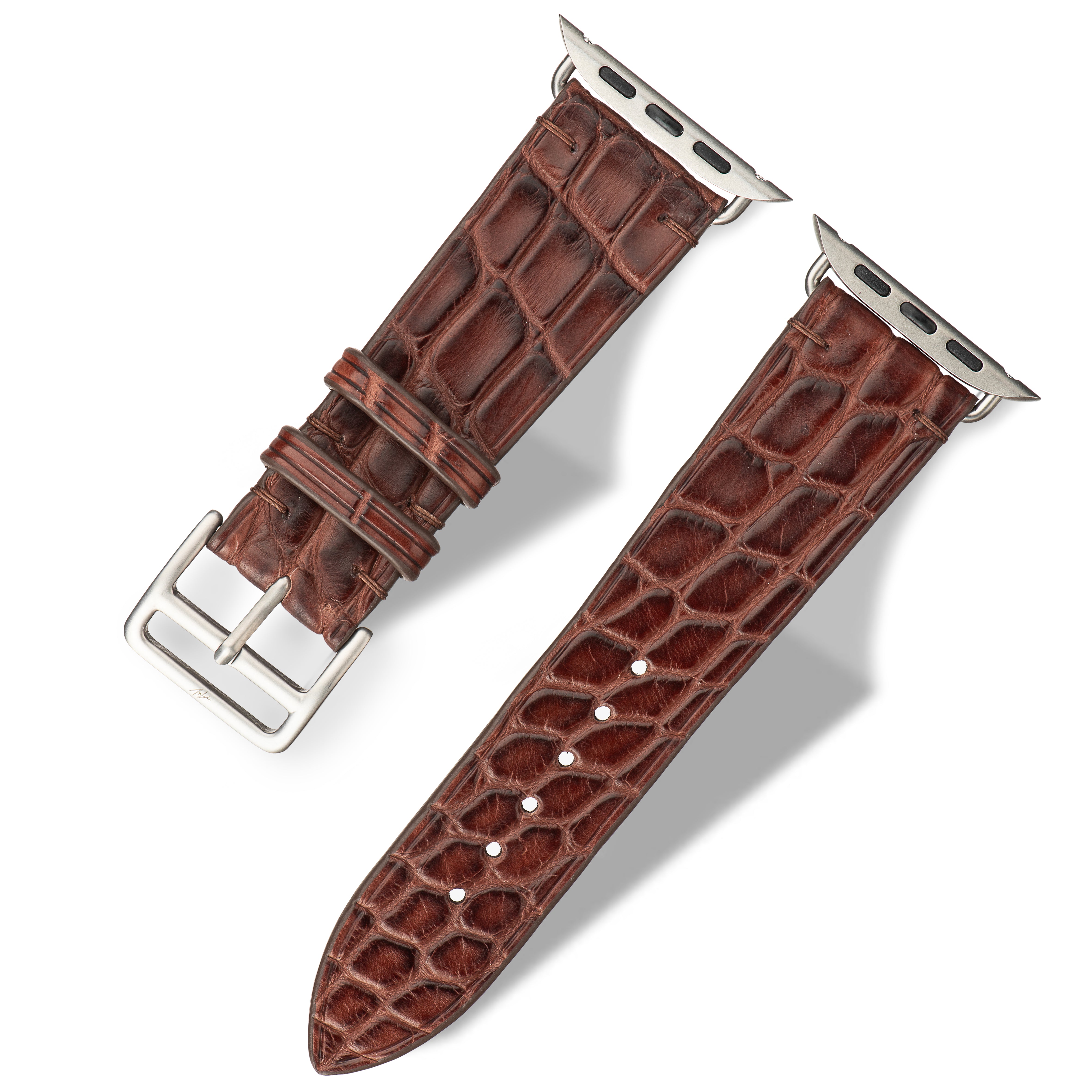 Apple Watch Band - Alligator "MILK CHOCOLATE"