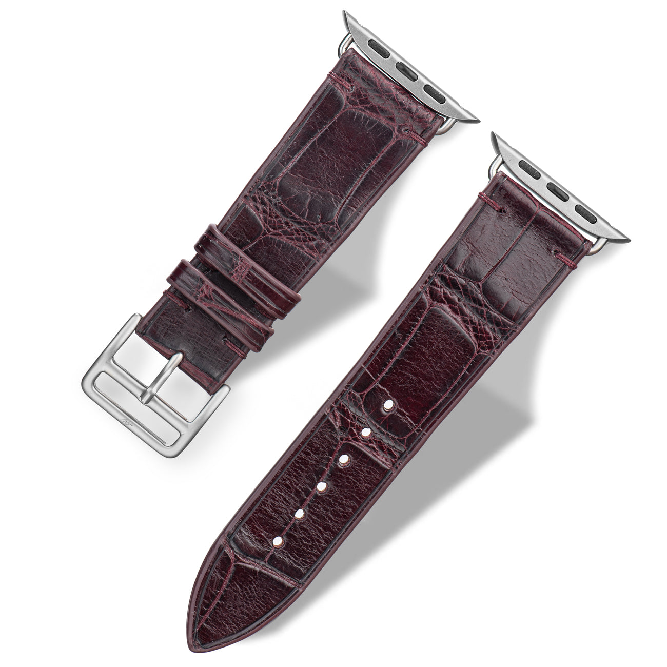 Apple Watch Band -  Alligator "DARK PURPLE"