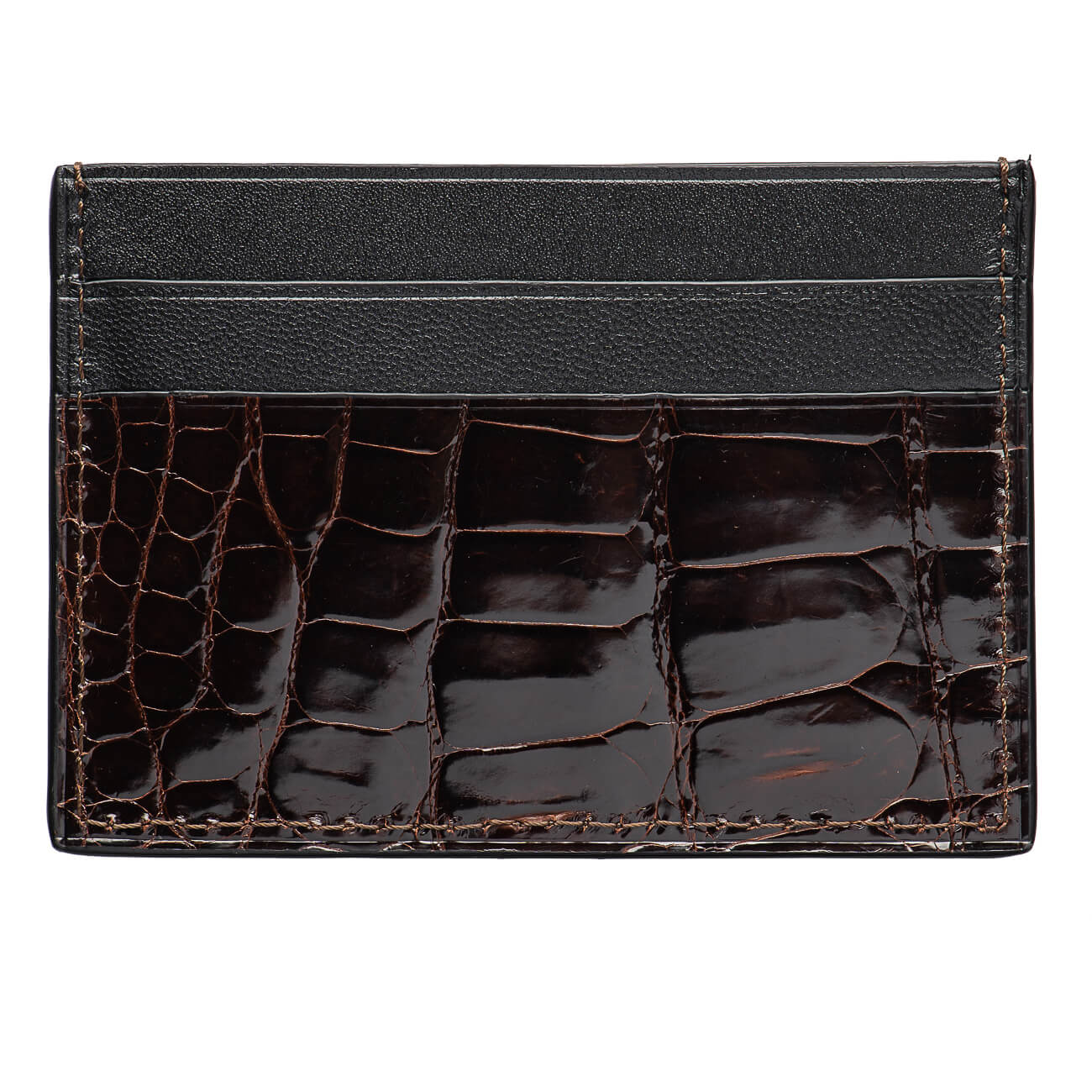 Card Holder in Alligator