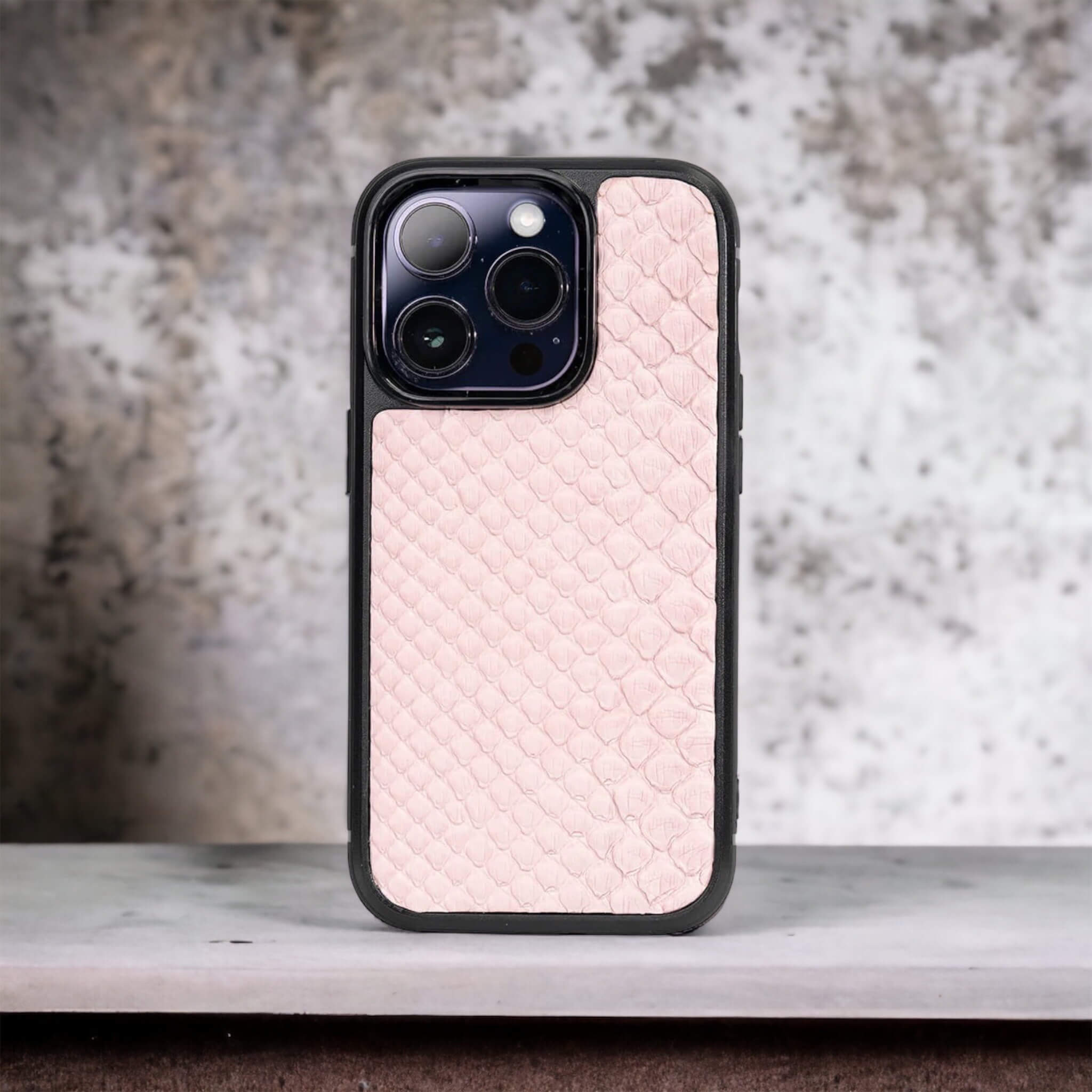 IPHONE 14 PRO CASES PYTHON POWDER BLUSH