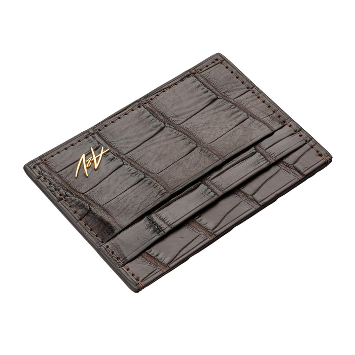 Card Holder in Alligator