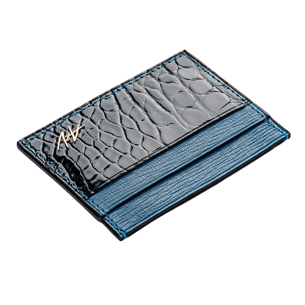 Card Holder in Alligator