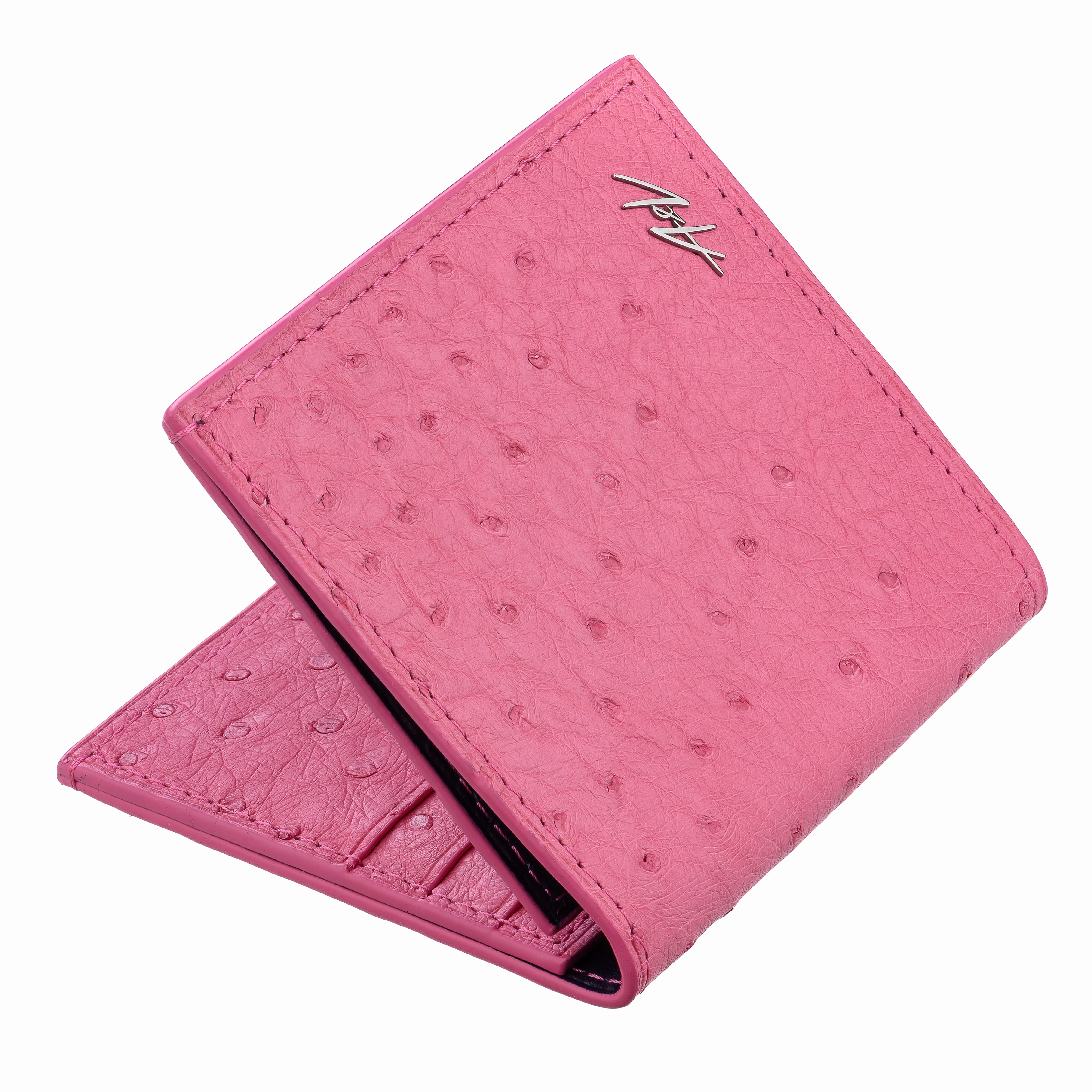 Slim Wallet in Ostrich