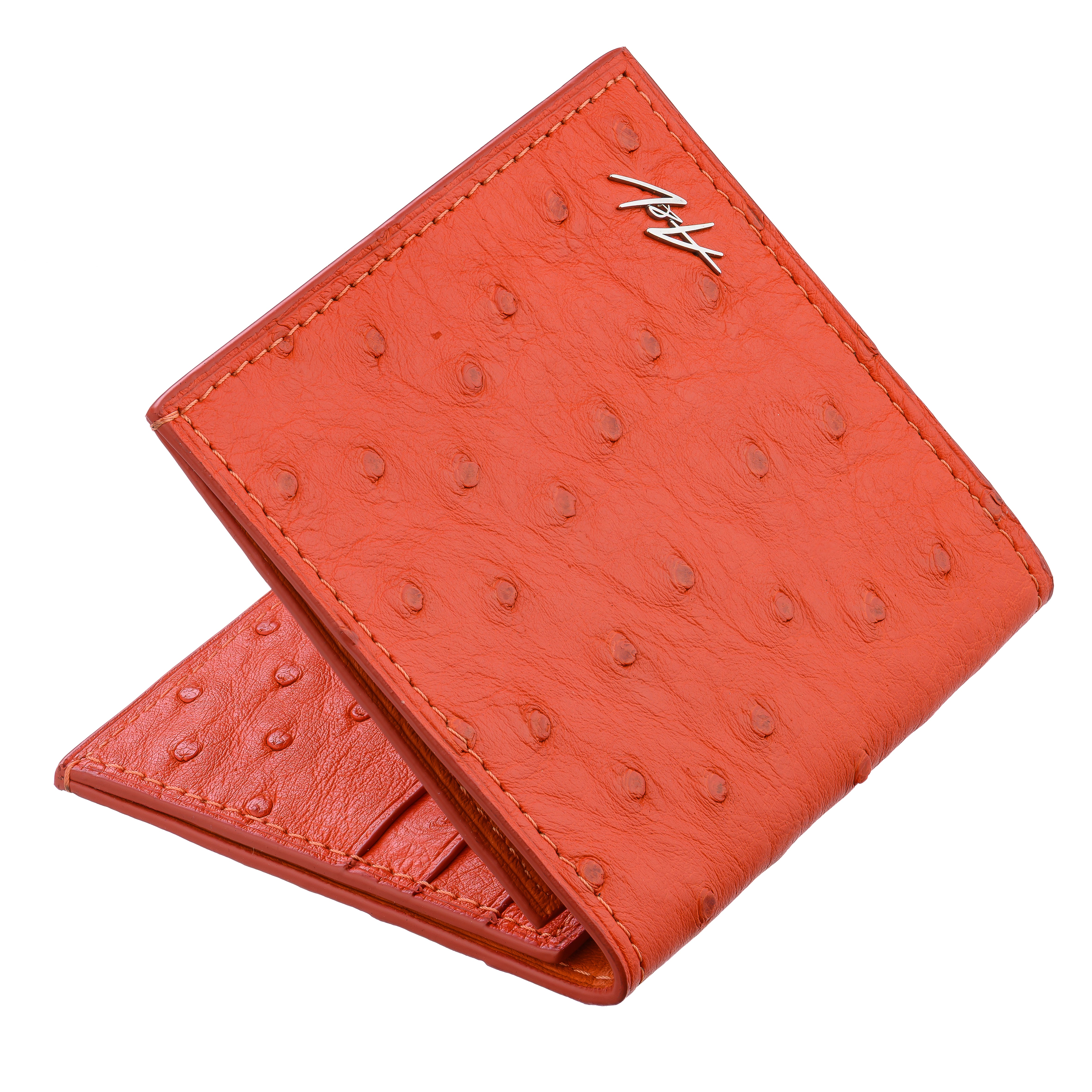 Slim Wallet in Ostrich