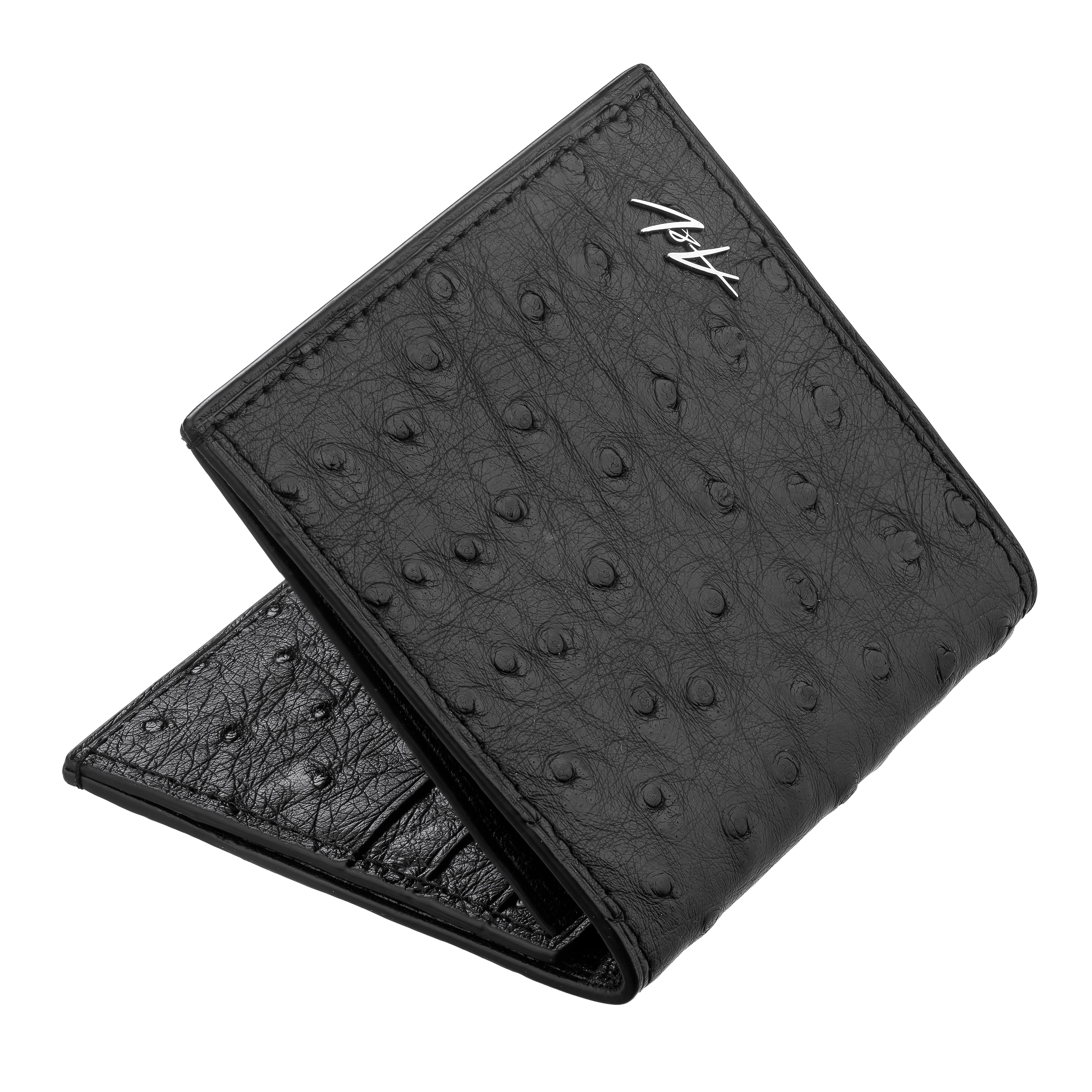 Slim Wallet in Ostrich