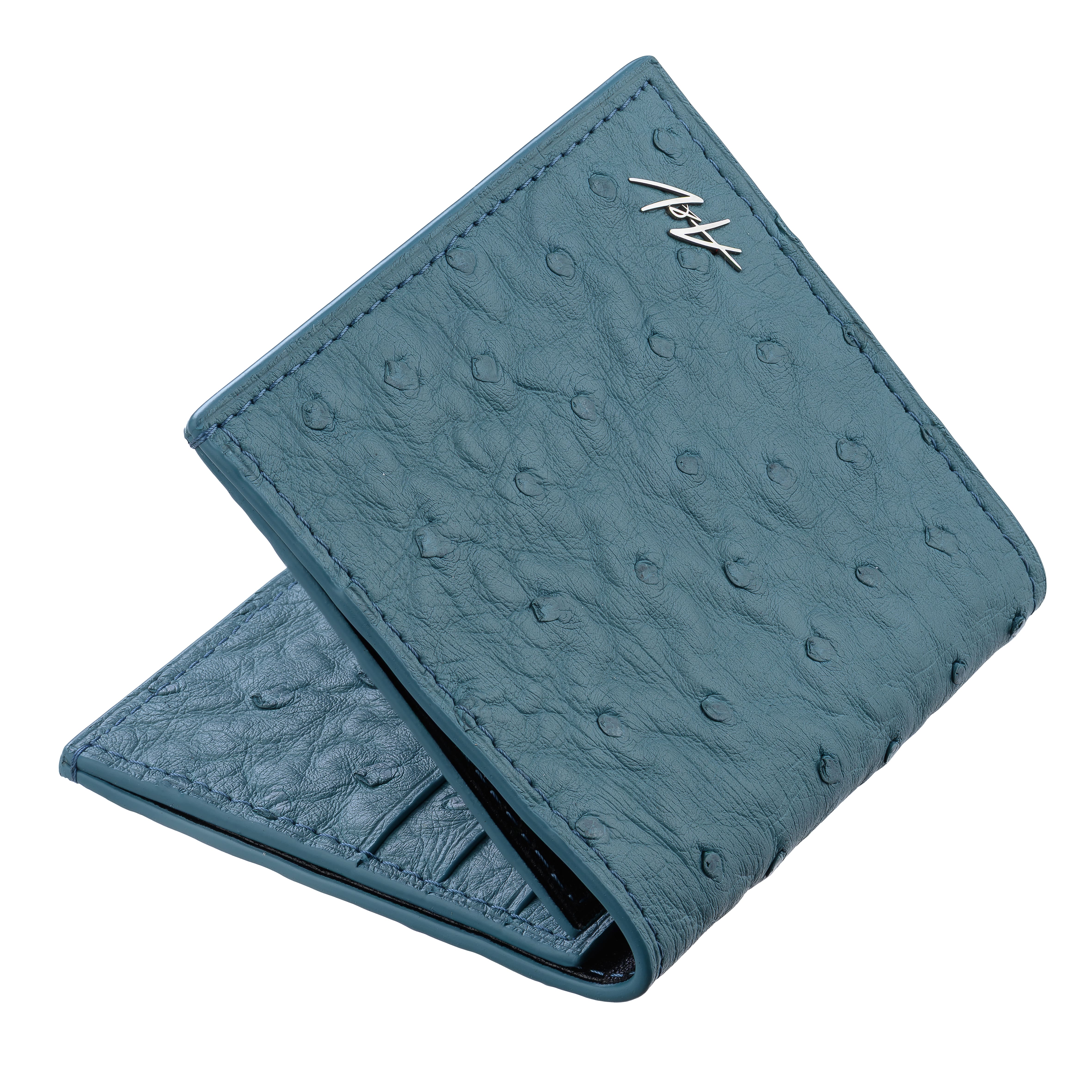 Slim Wallet in Ostrich
