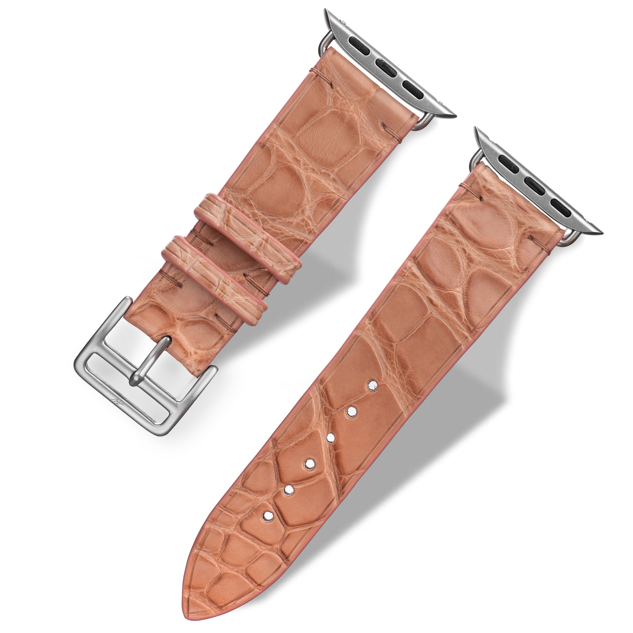 Apple Watch Band -  Alligator "CREAMY ORANGE BLUSH"