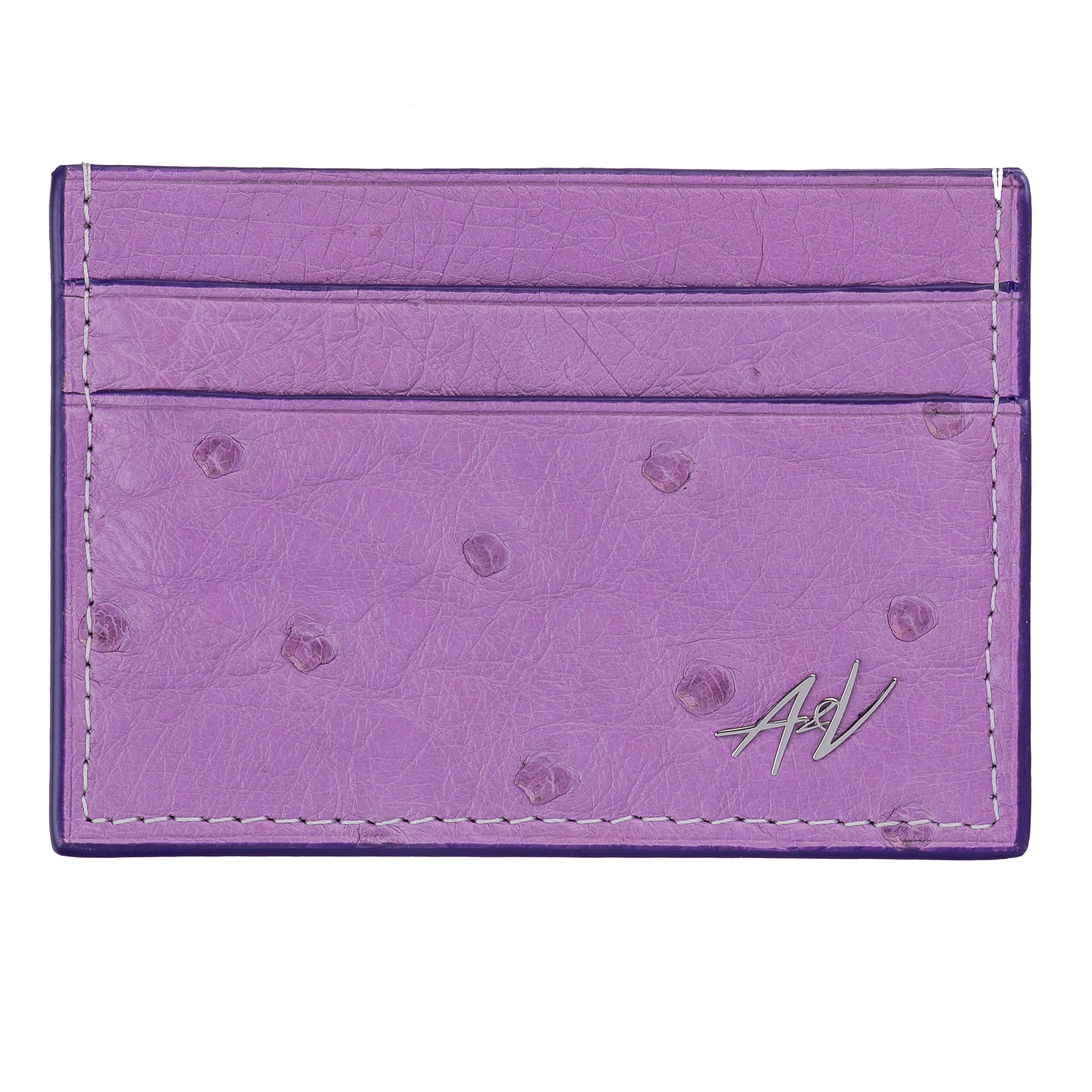 Card Holder in Ostrich