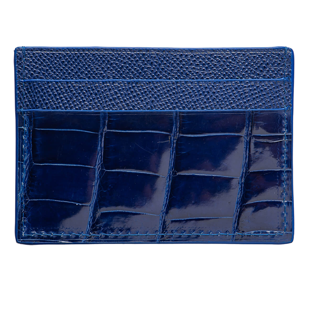 CARD HOLDER ALLIGATOR LACQUER ELECTRIC