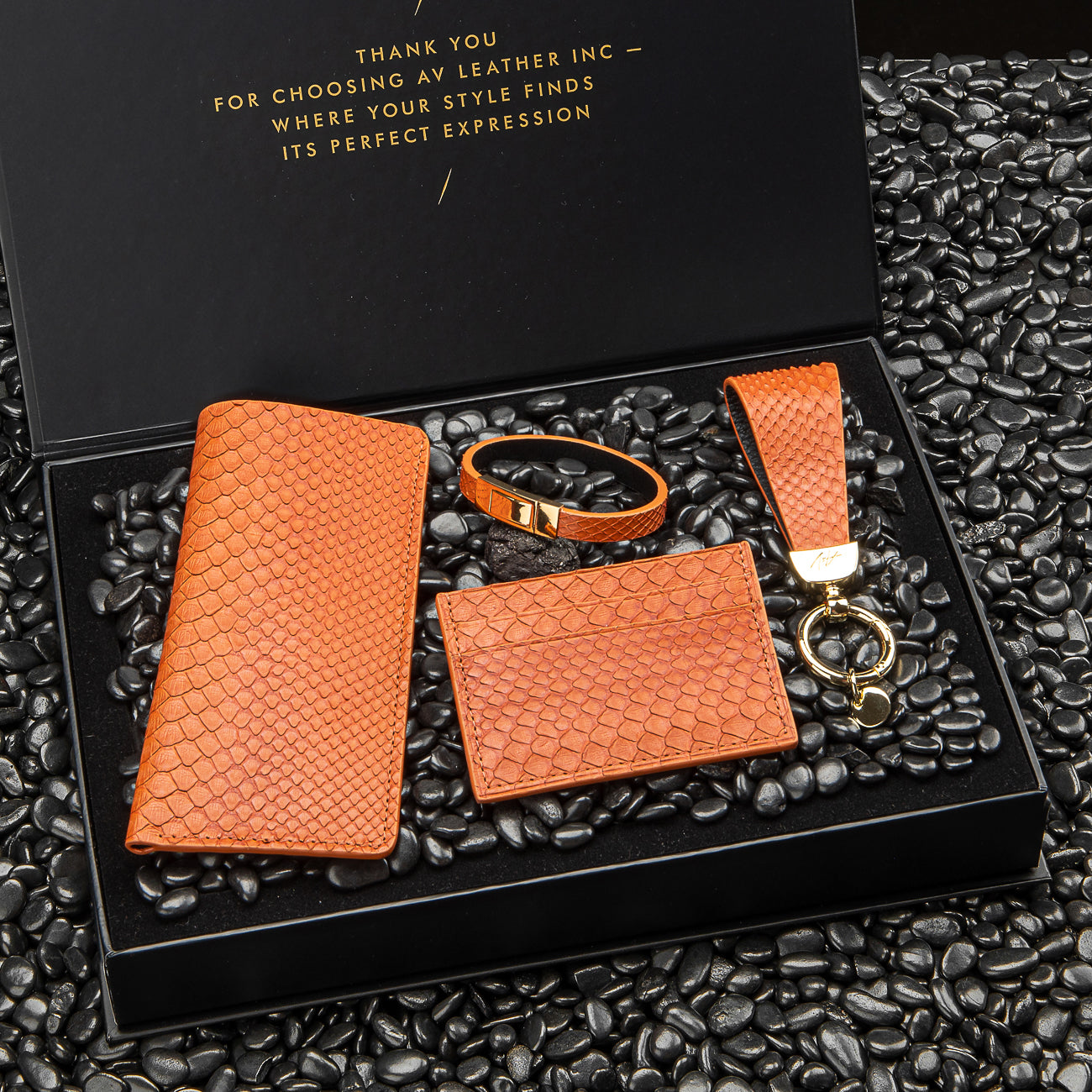 Gift Set - Python "ORANGE RED"