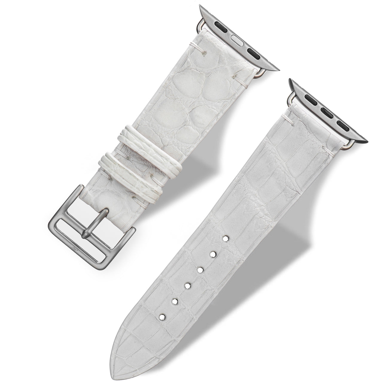 Apple Watch Band -  Alligator "WHITE"