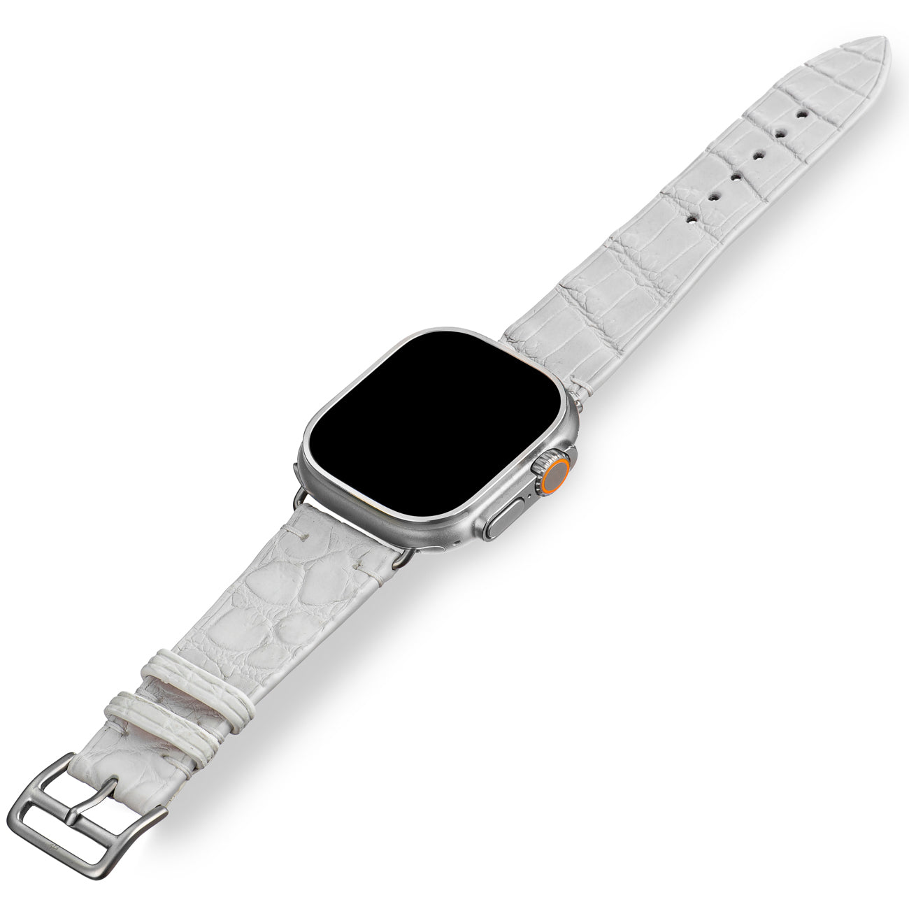 Apple Watch Band -  Alligator "WHITE"