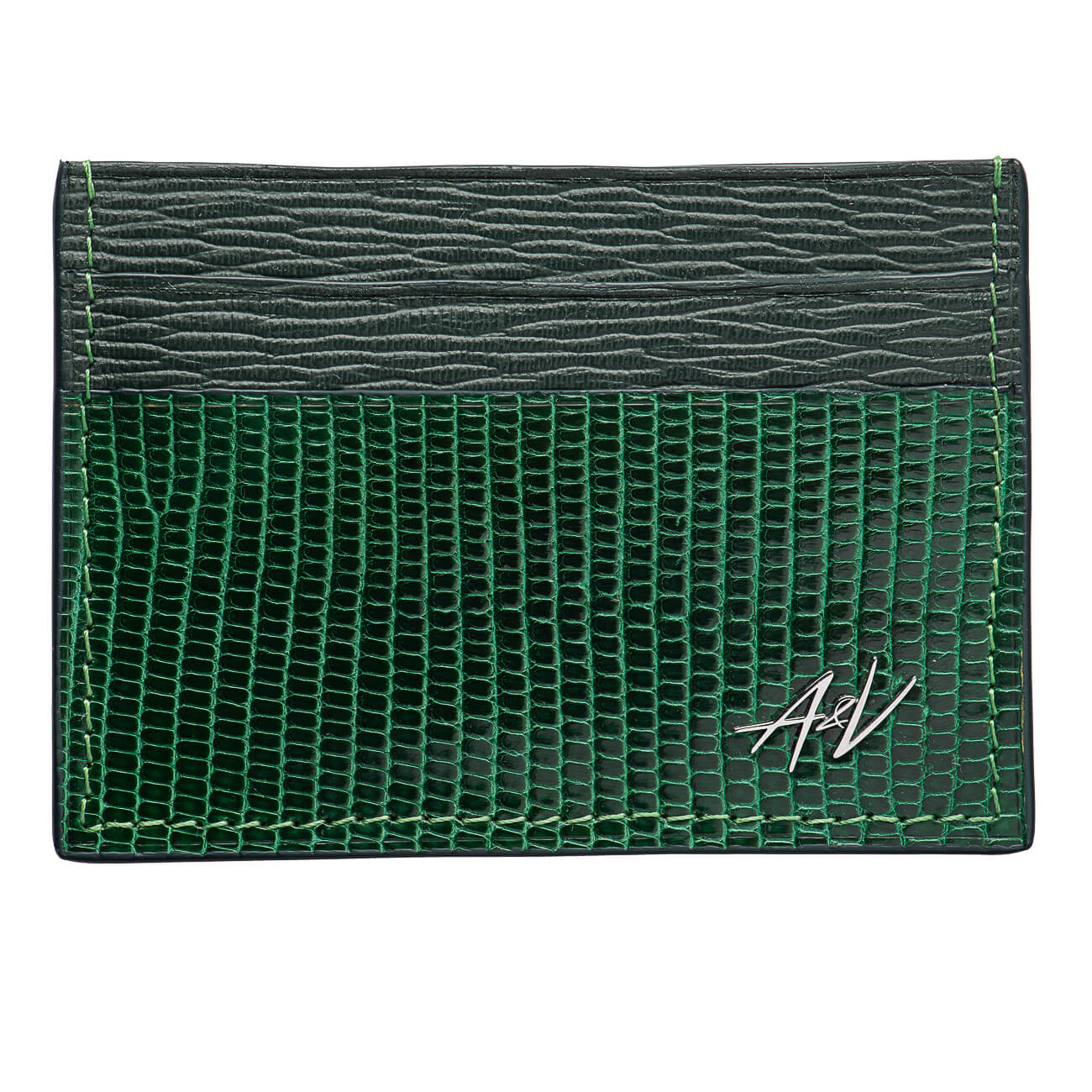 Card Holder in Lizard