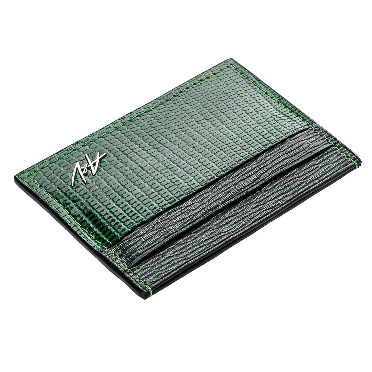 Card Holder in Lizard