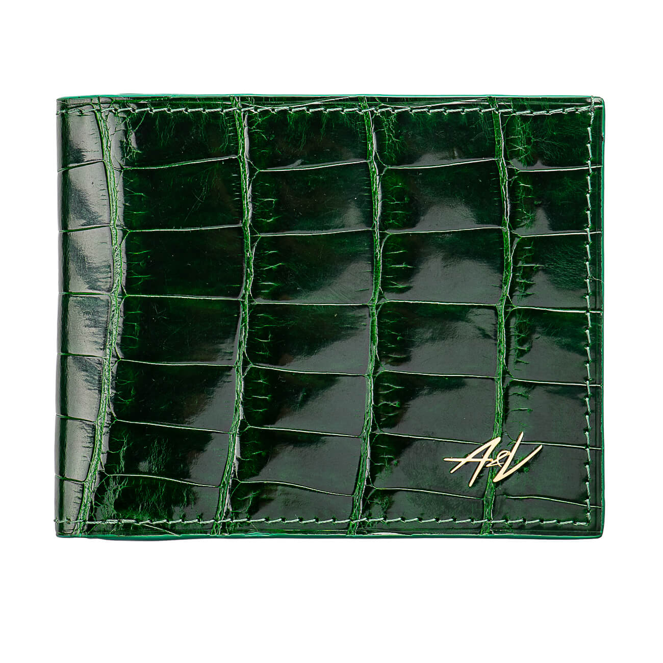 Bi-fold Wallet In Alligator