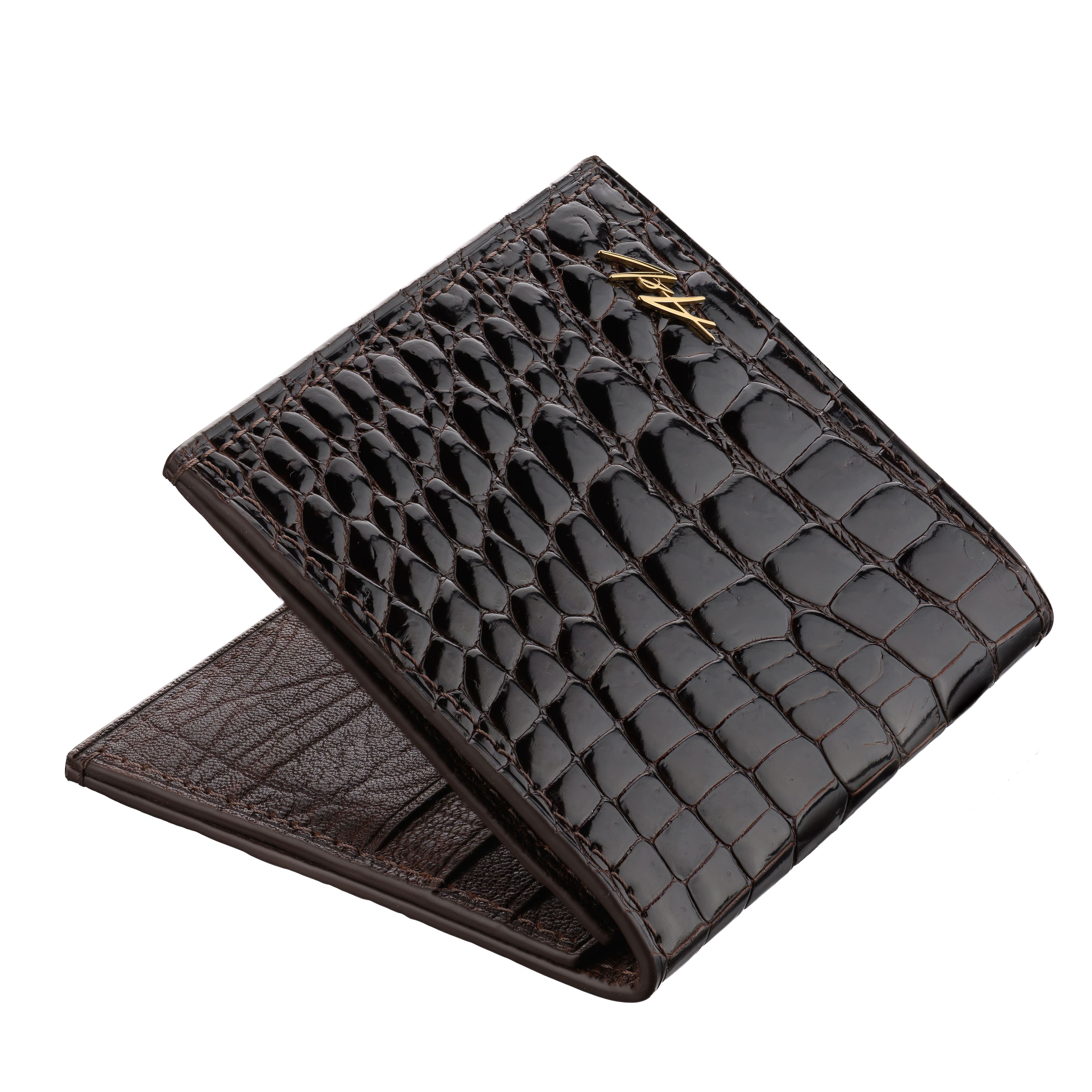 Slim Wallet in Alligator