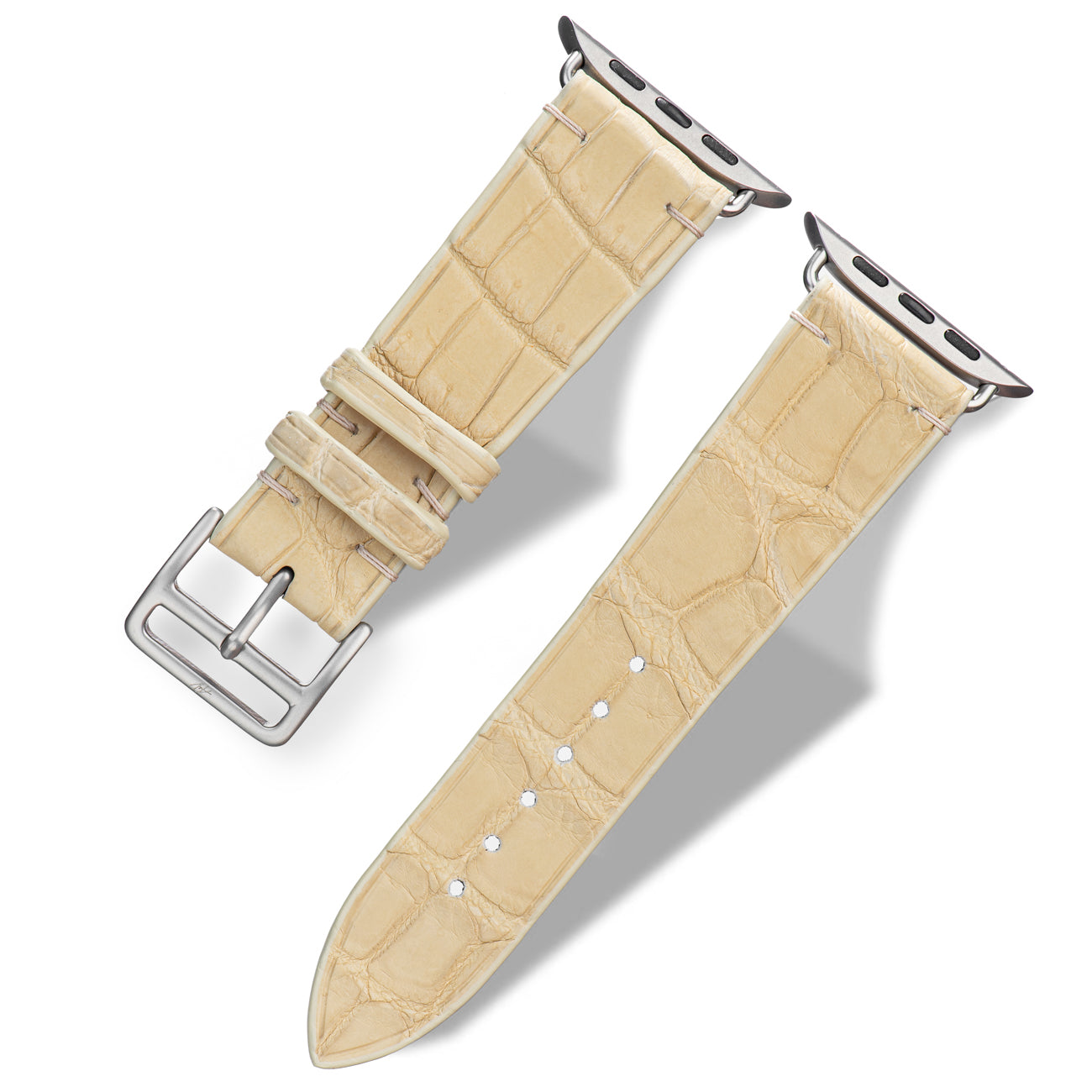 Apple Watch Band -  Alligator "CREAM"