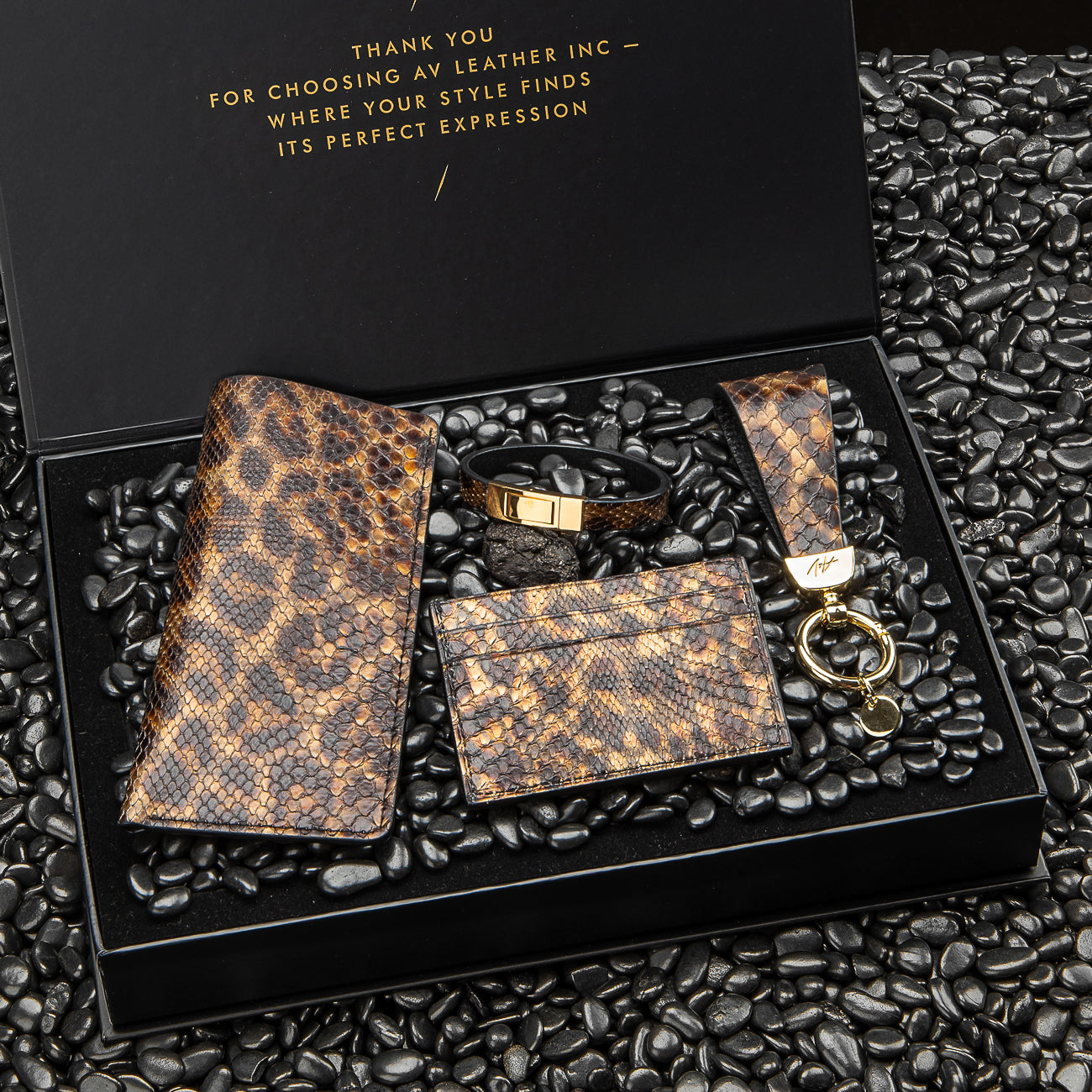 Gift Set - Python "BLACK & GOLD"