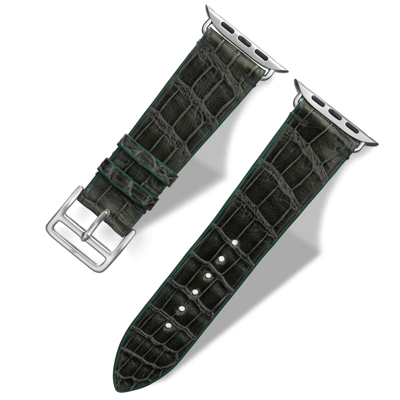 Apple Watch Band -  Alligator "DARK GREEN"