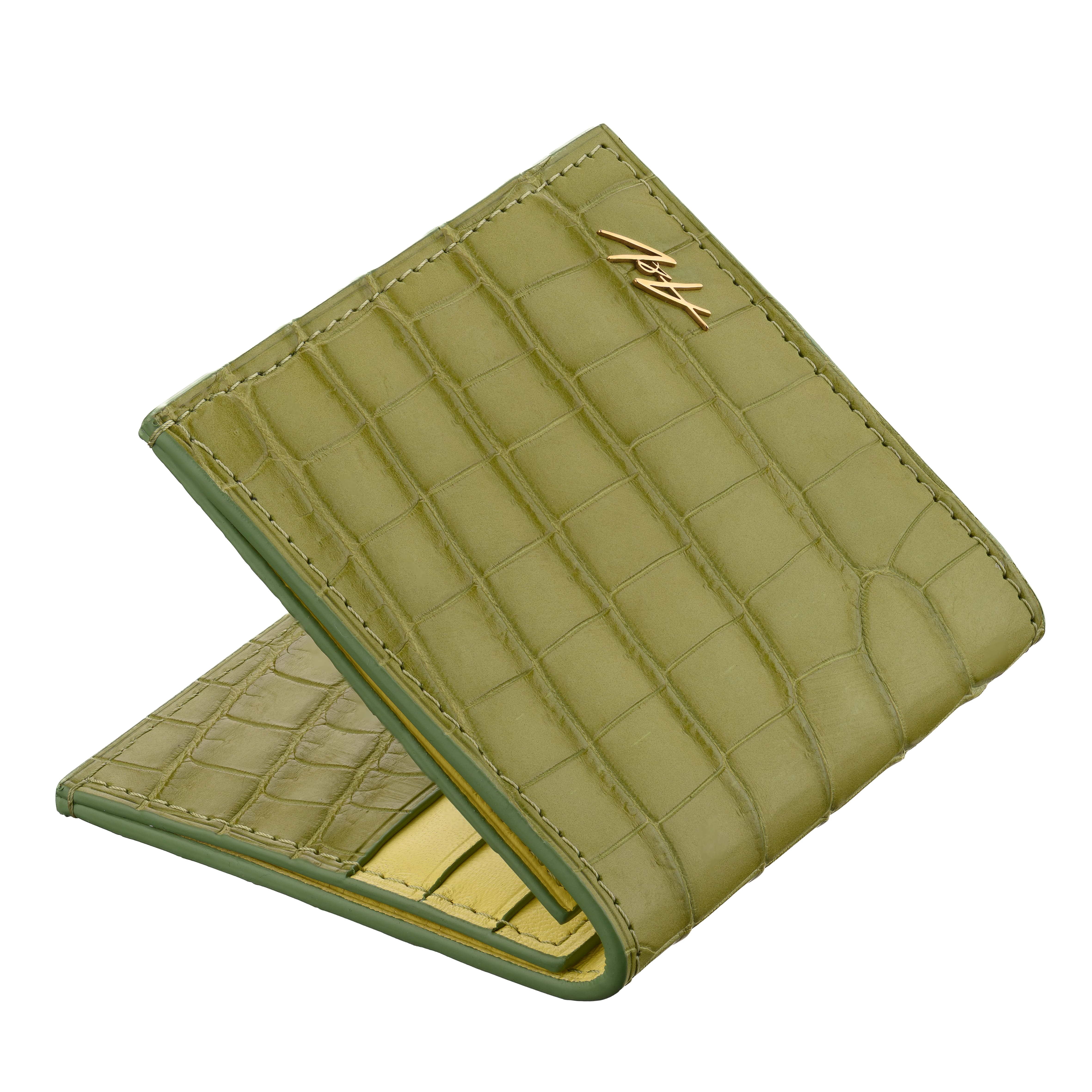 Slim Wallet in Alligator