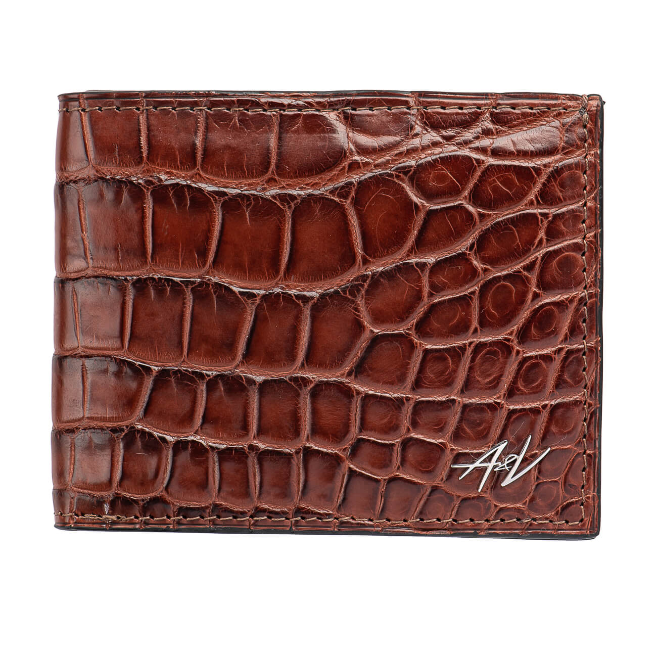 Bi-fold Wallet In Alligator