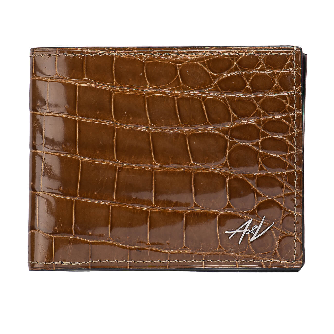 Bi-fold Wallet In Alligator