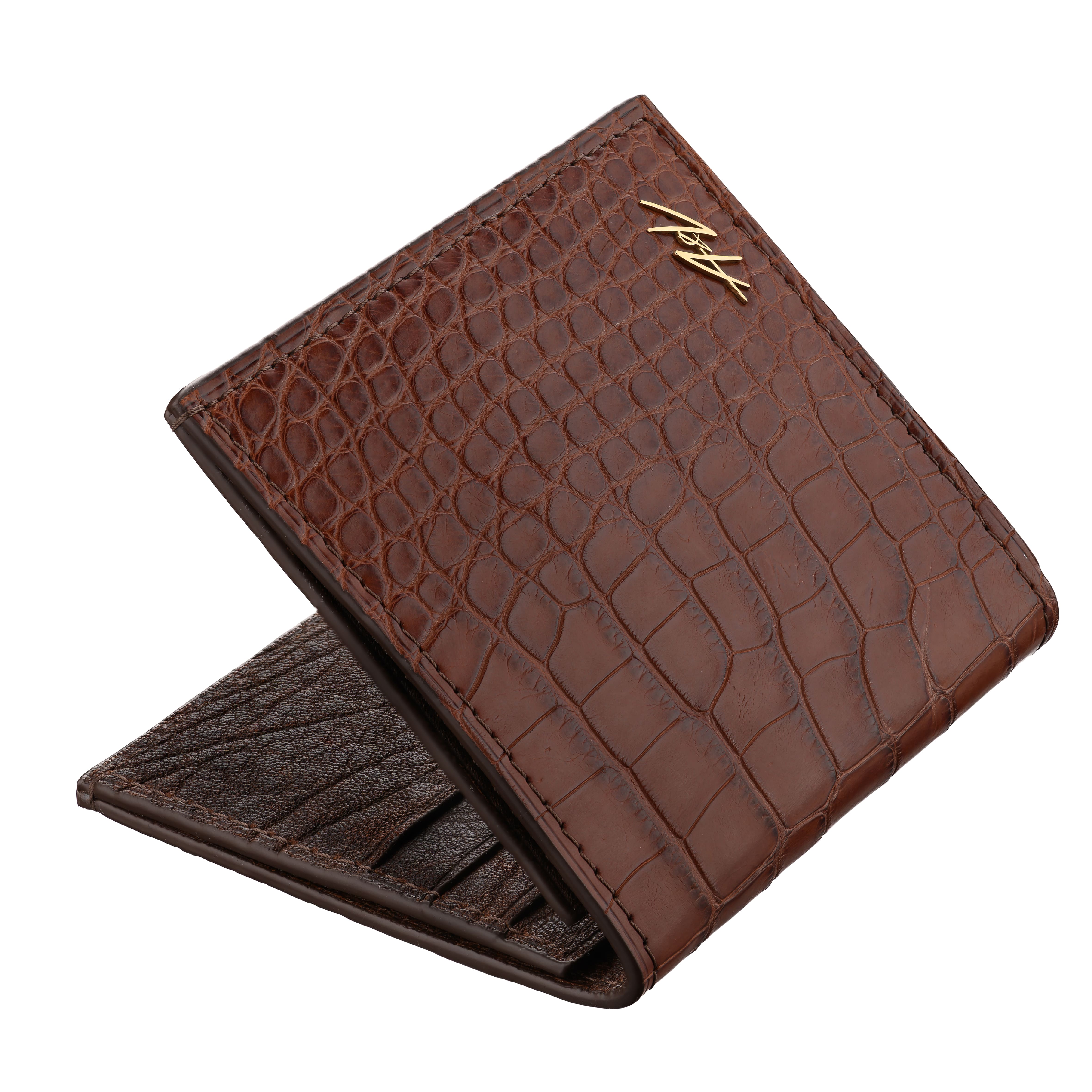 Slim Wallet in Alligator