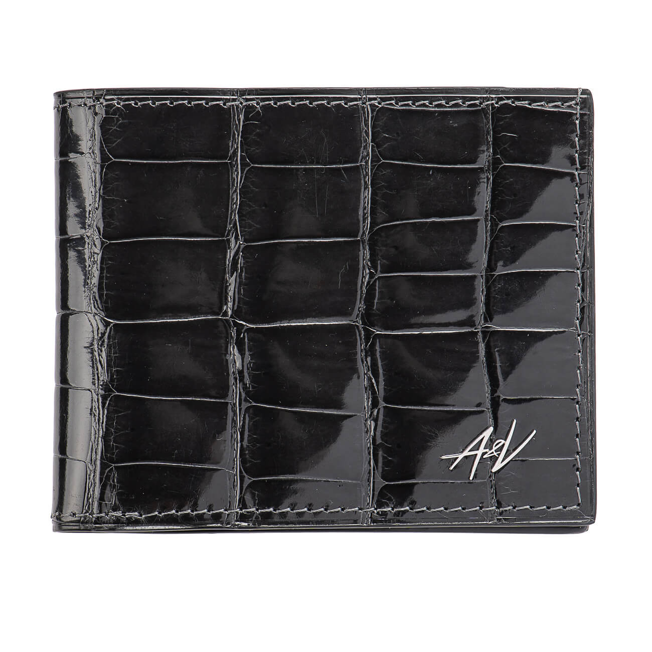 Bi-fold Wallet In Alligator