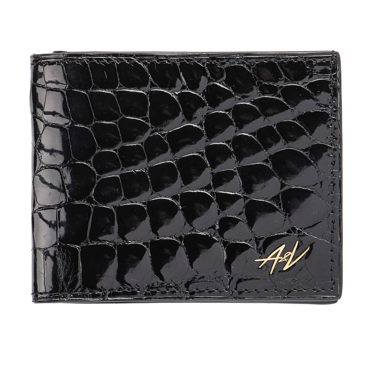 Bi-fold Wallet In Alligator