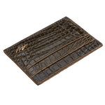 Card Holder in Alligator