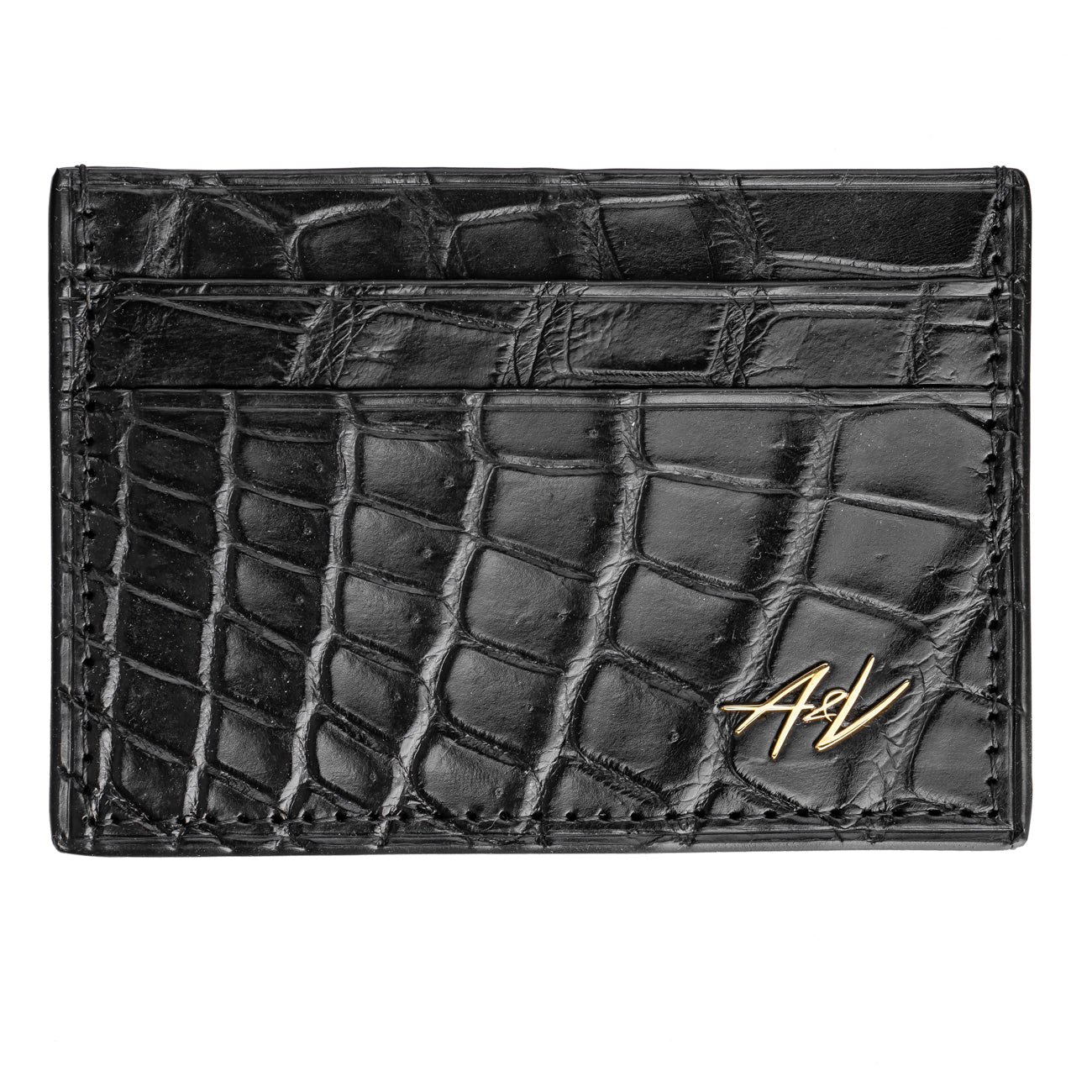 Card Holder in Alligator