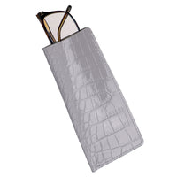 Glasses Case Alligator Style Calfskin