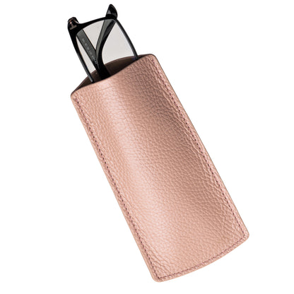 GLASSES CASE PINK BEIGE SMALL