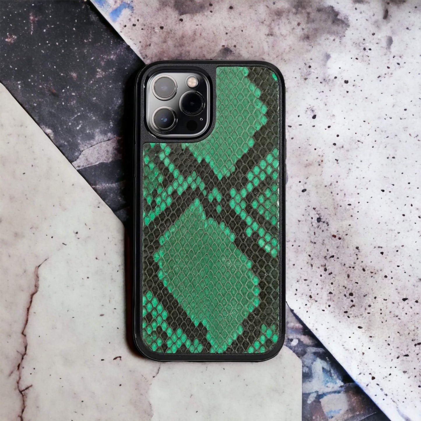 IPHONE 12 PR0 MAX CASES PYTHON KELLY GREEN