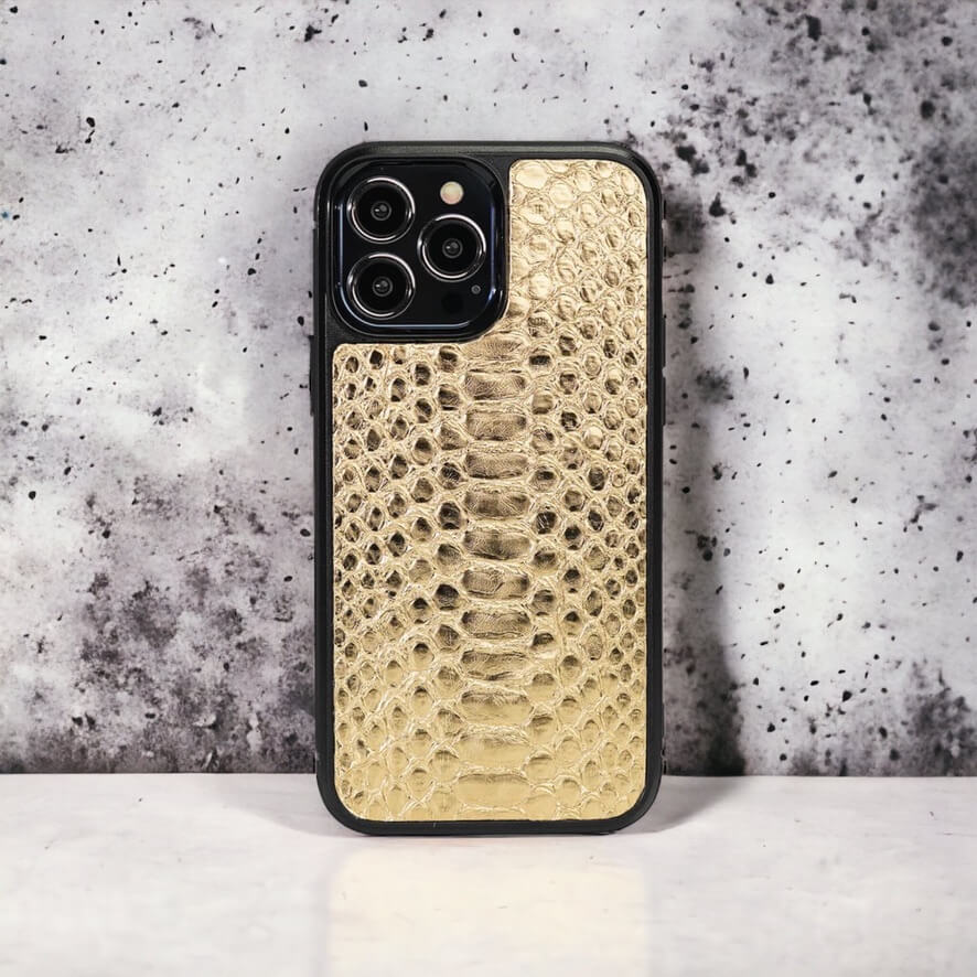 IPHONE 13 PRO MAX CASES PYTHON BRIGHT GOLD