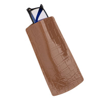 Glasses Case Alligator Style Calfskin