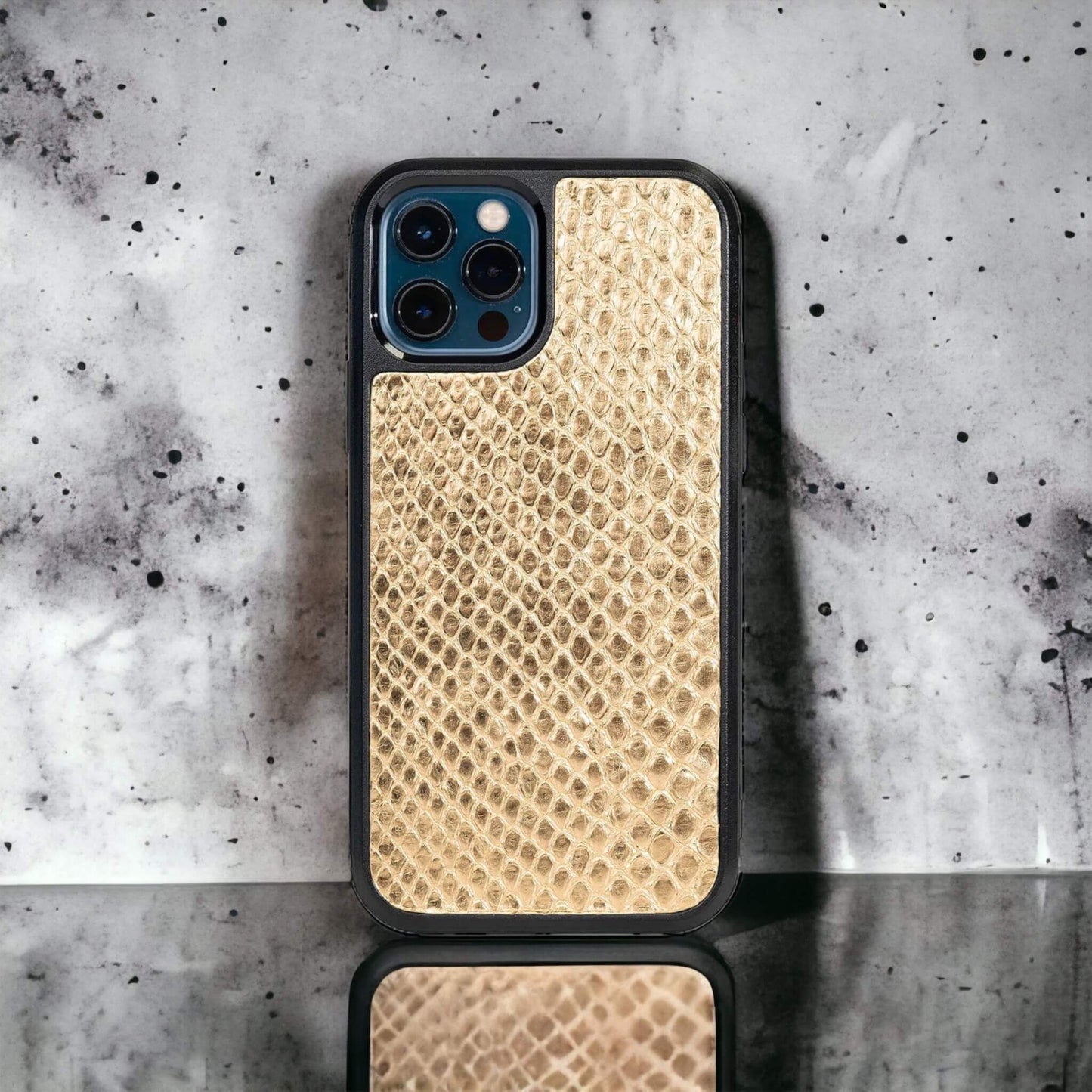 IPHONE 12 CASES PYTHON GOLD