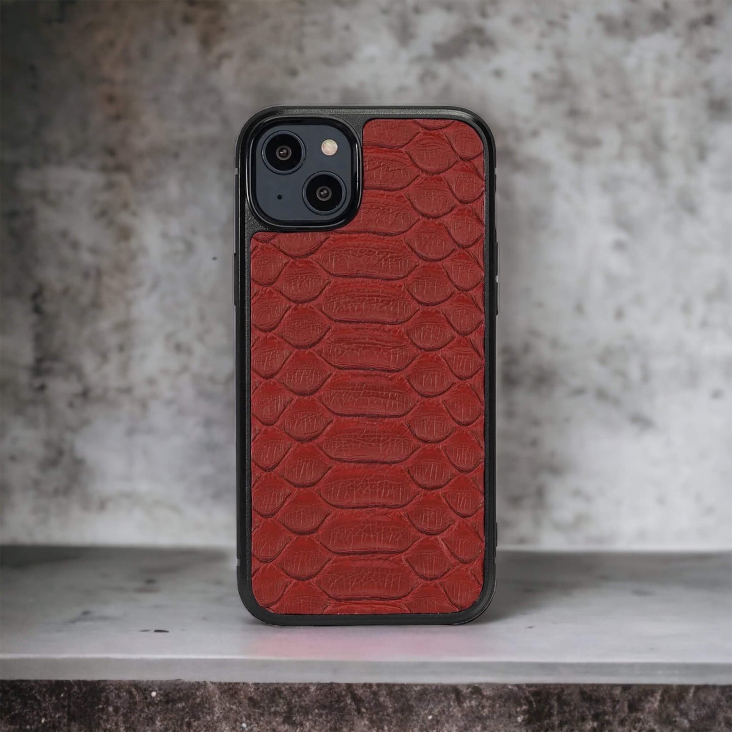 IPHONE 14 MAX CASES PYTHON MOROCCAN RED