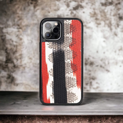 IPHONE 12 PRO MAX CASES COBRA RED AND BLACK