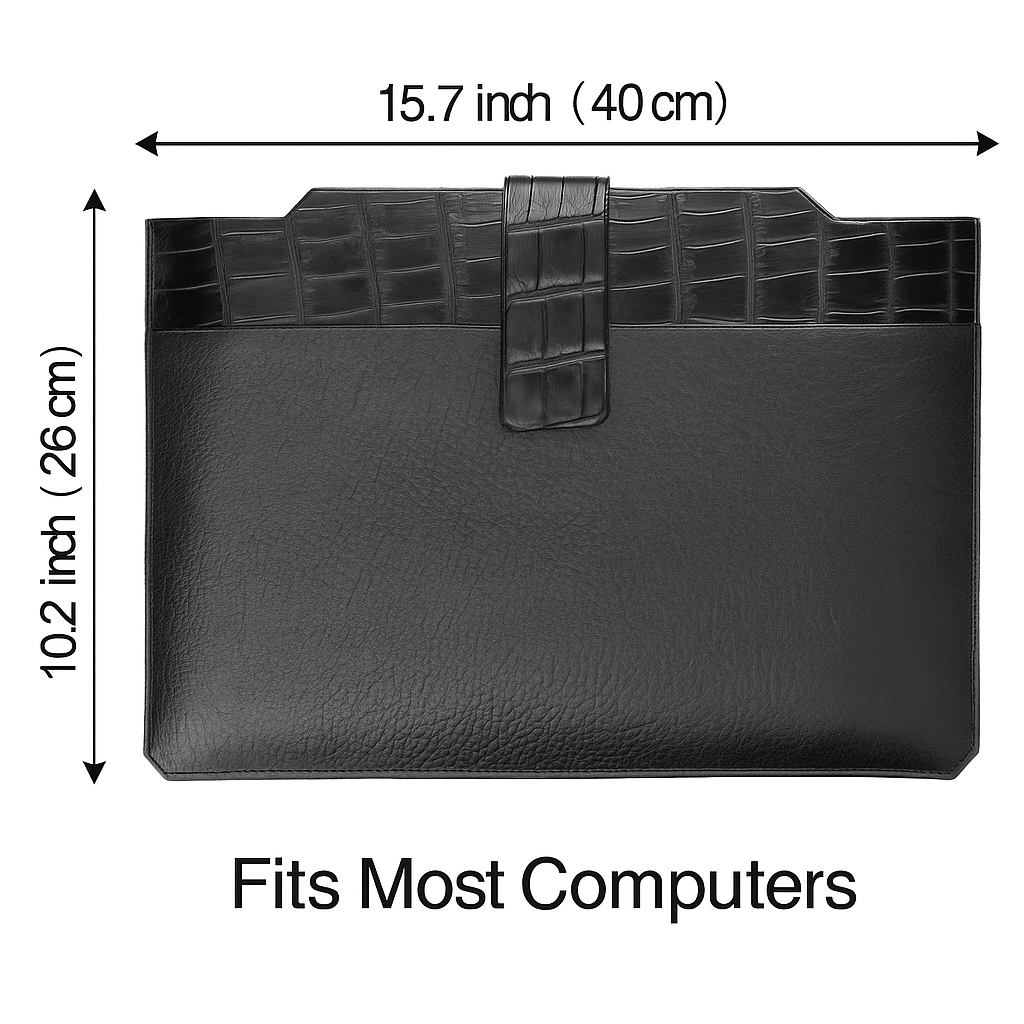 Laptop Envelope Case in Alligator