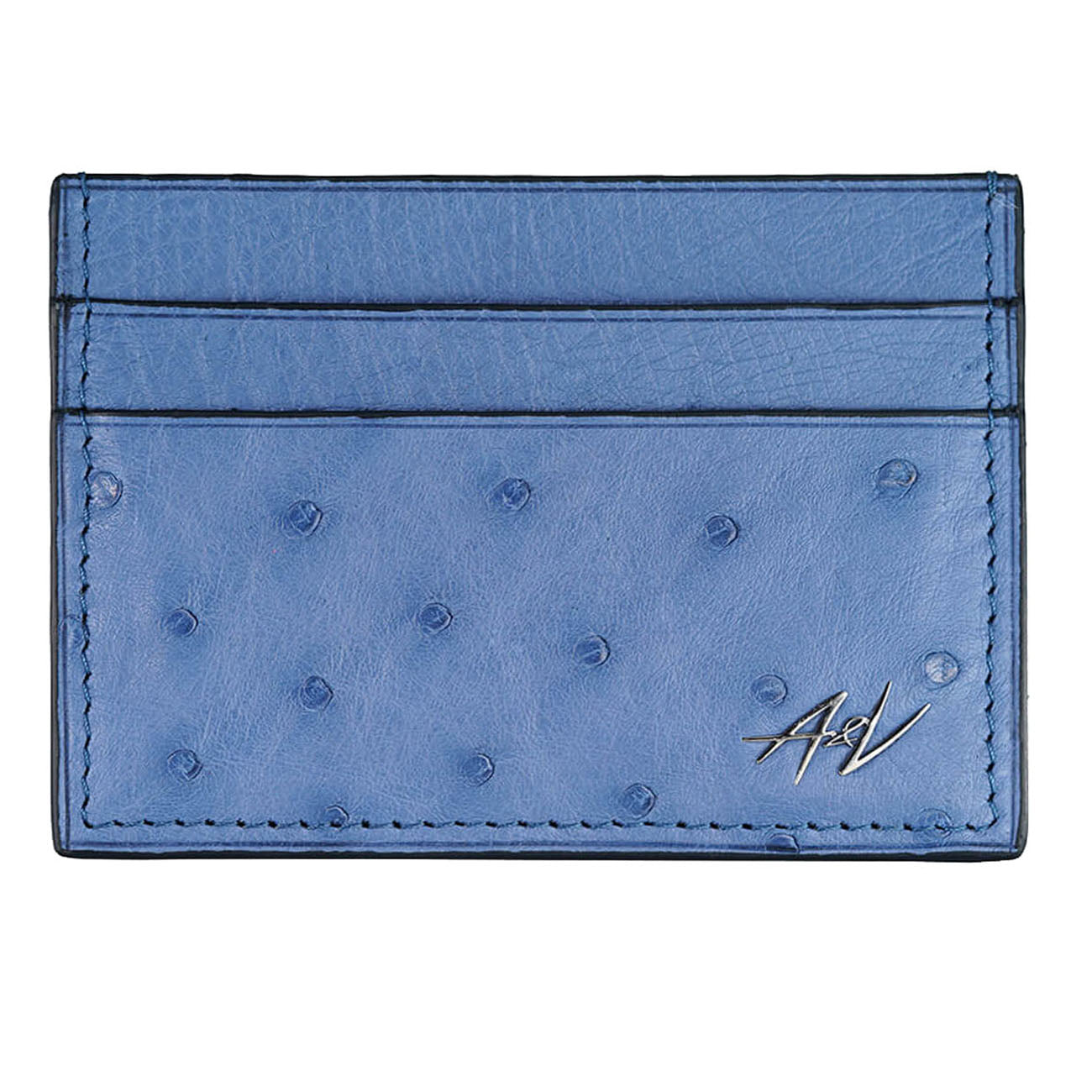 CARD HOLDER OSTRICH LEATHER LAZY SUNDAY