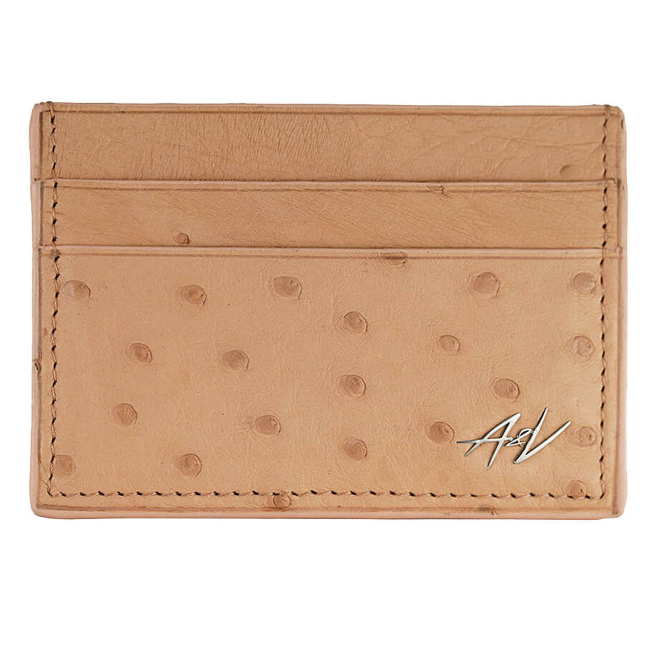 Card Holder in Ostrich